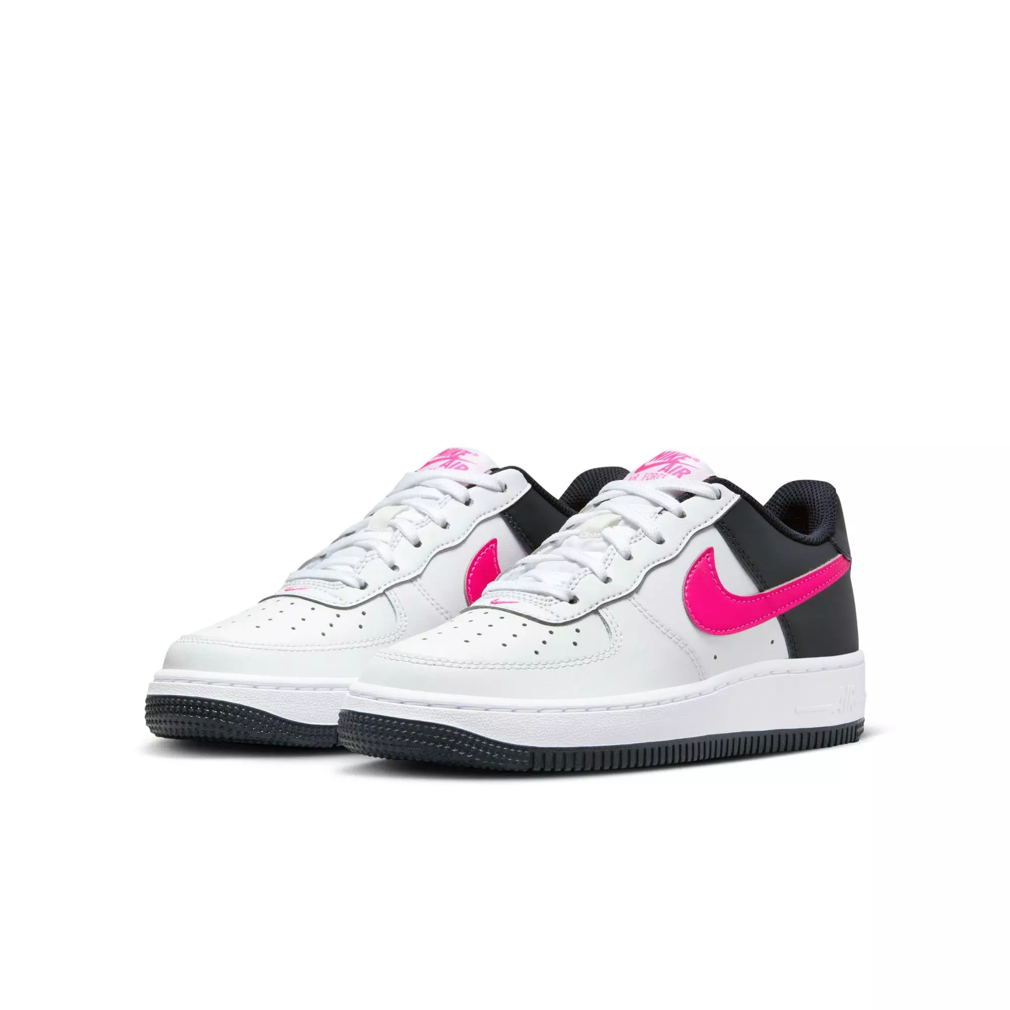 Nike Air Force 1 "White/Berry" Grade School Girls' Shoe - WHITE/PINK