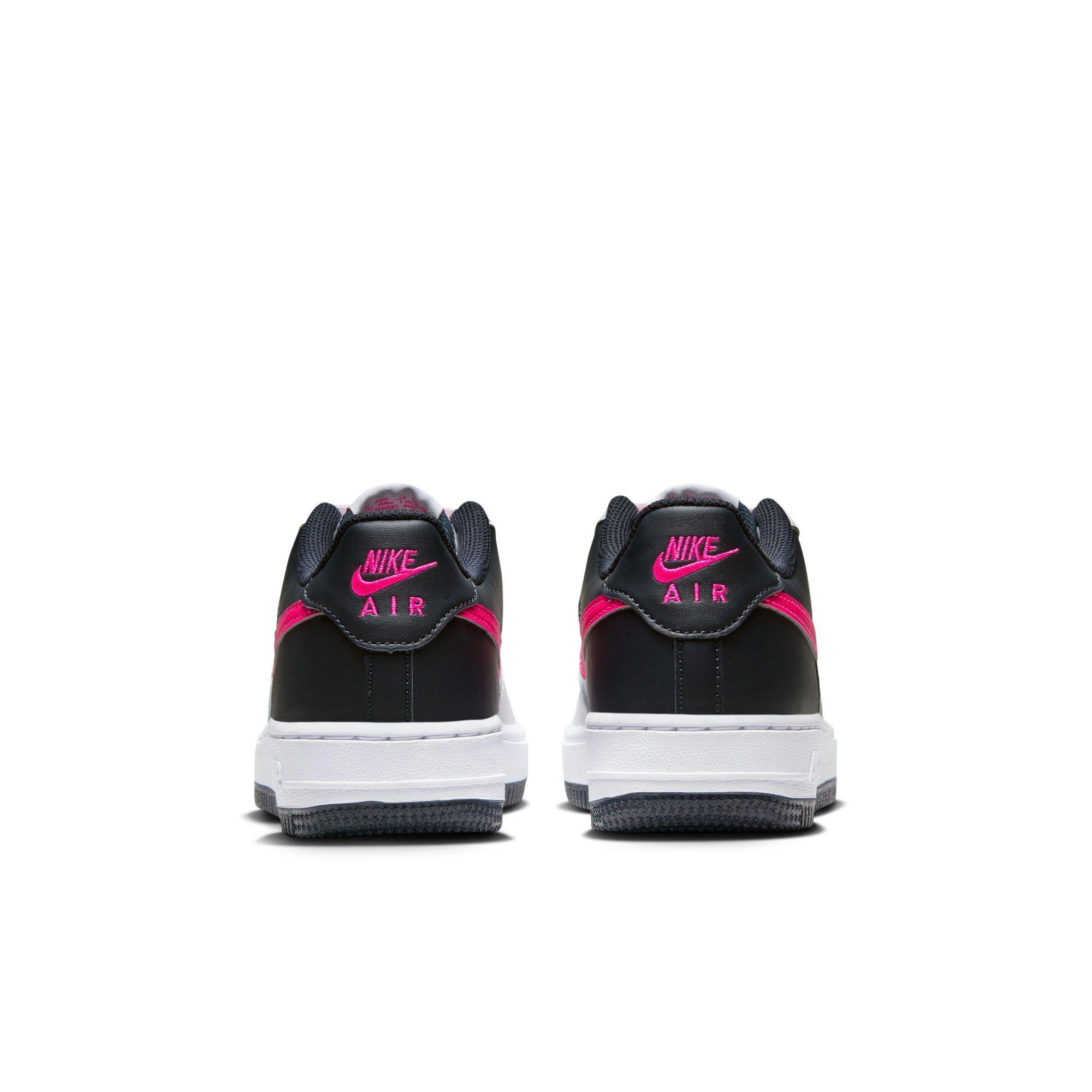 Nike Air Force 1 "White/Berry" Grade School Girls' Shoe - WHITE/PINK Thumbnail View 6