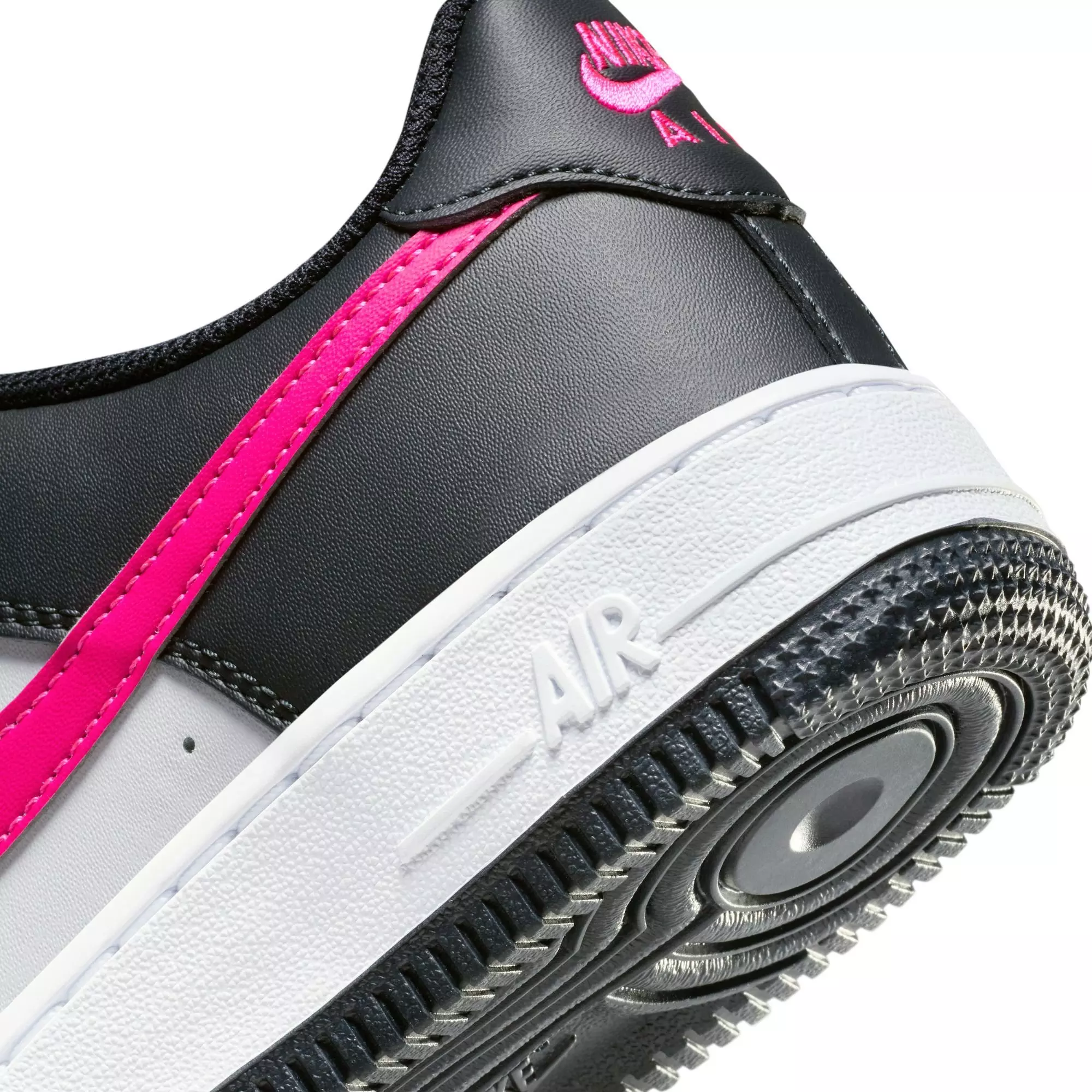 Nike Air Force 1 "White/Berry" Grade School Girls' Shoe - WHITE/PINK