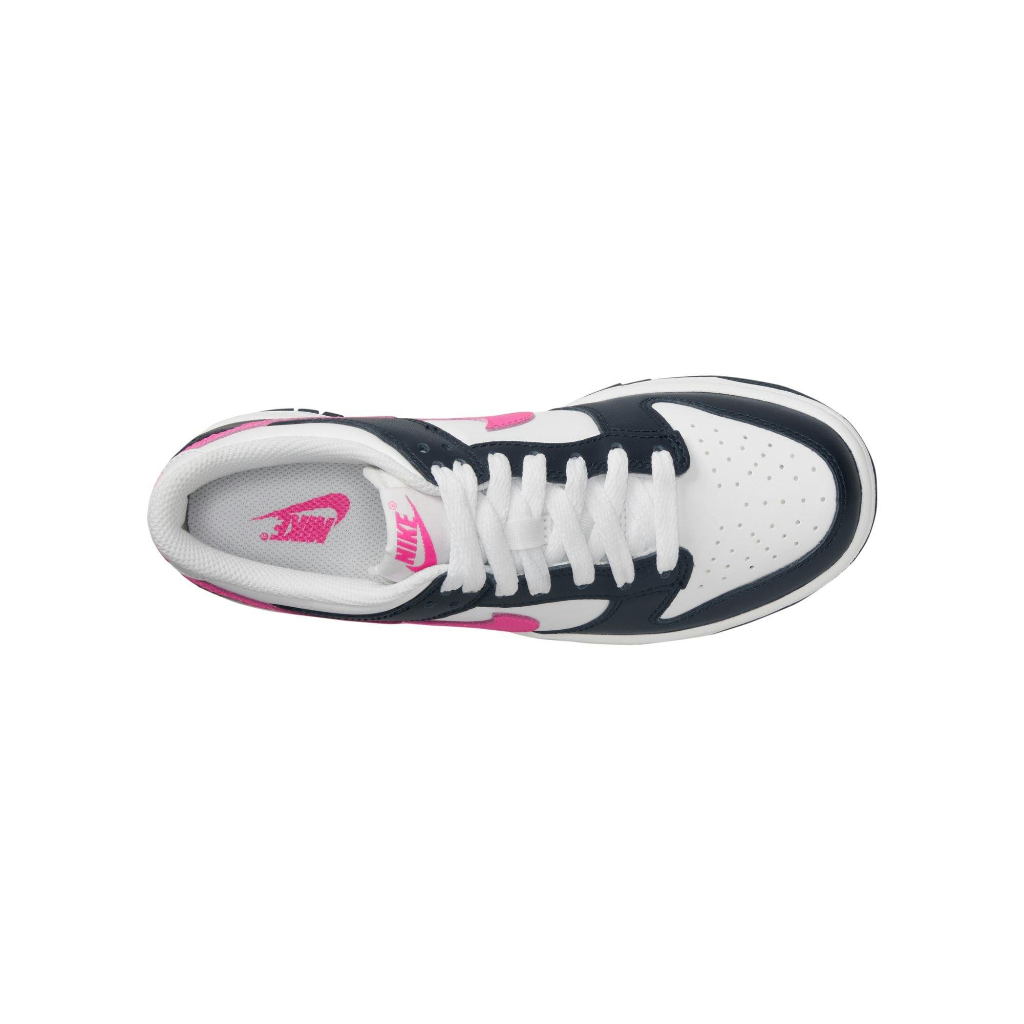 Nike Girls Air Force 1 - Girls' Grade School Shoes Dark Obsidian/Fierce  Pink/White