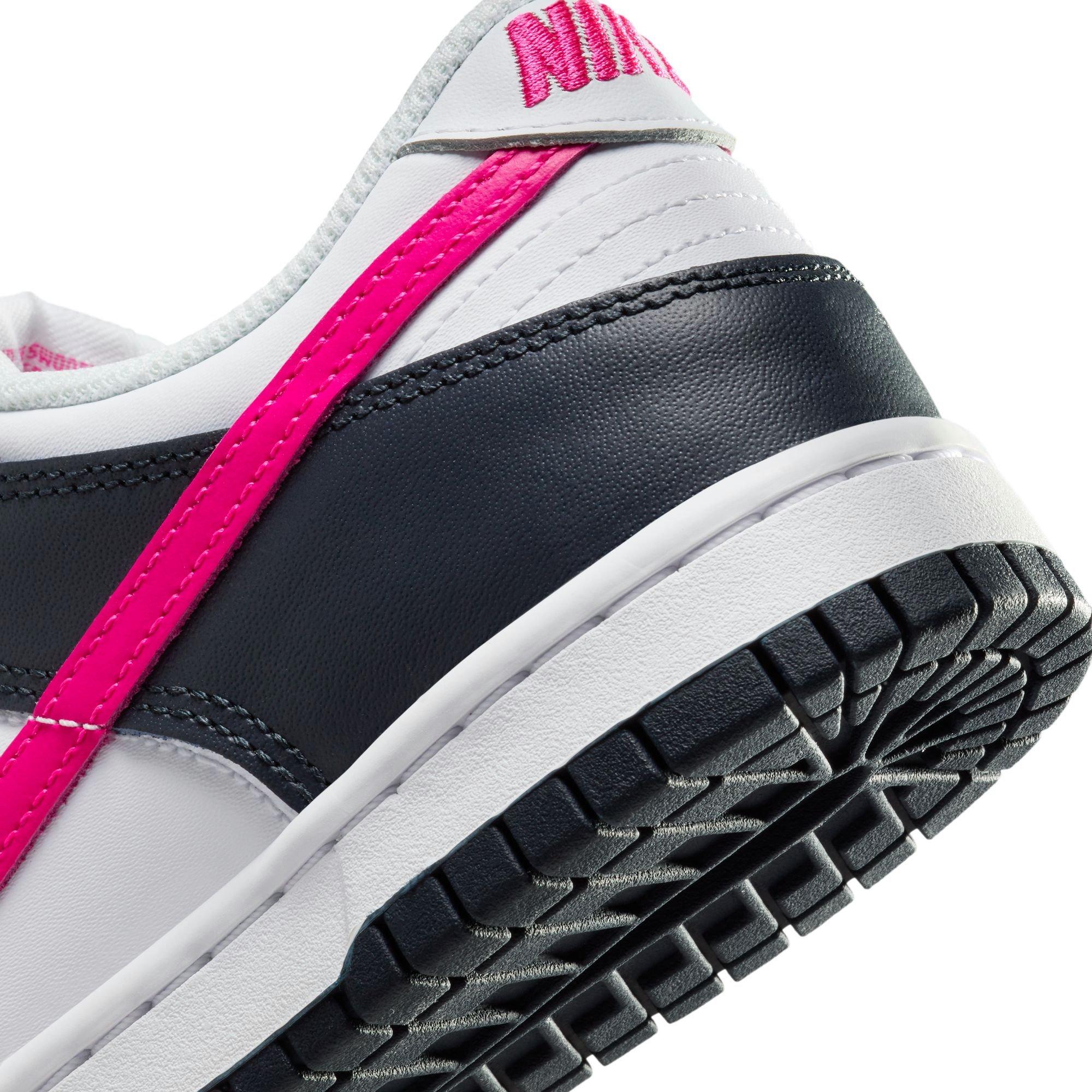 Nike Girls Air Force 1 - Girls' Grade School Shoes Dark Obsidian/Fierce  Pink/White