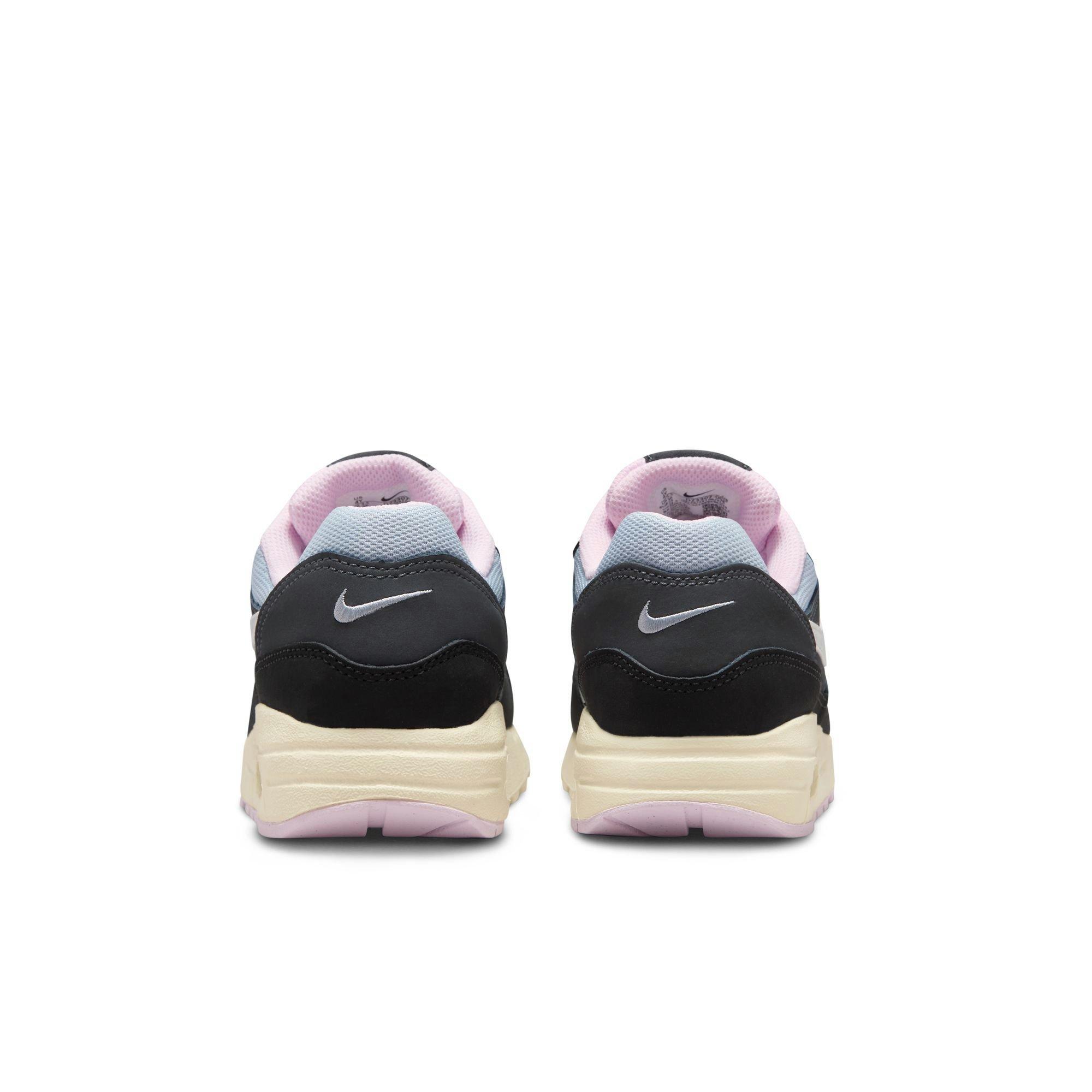 Nike Air Max 1 Grade School Girls' "Black/Summit White/Anthracite/Pink Foam" Shoe