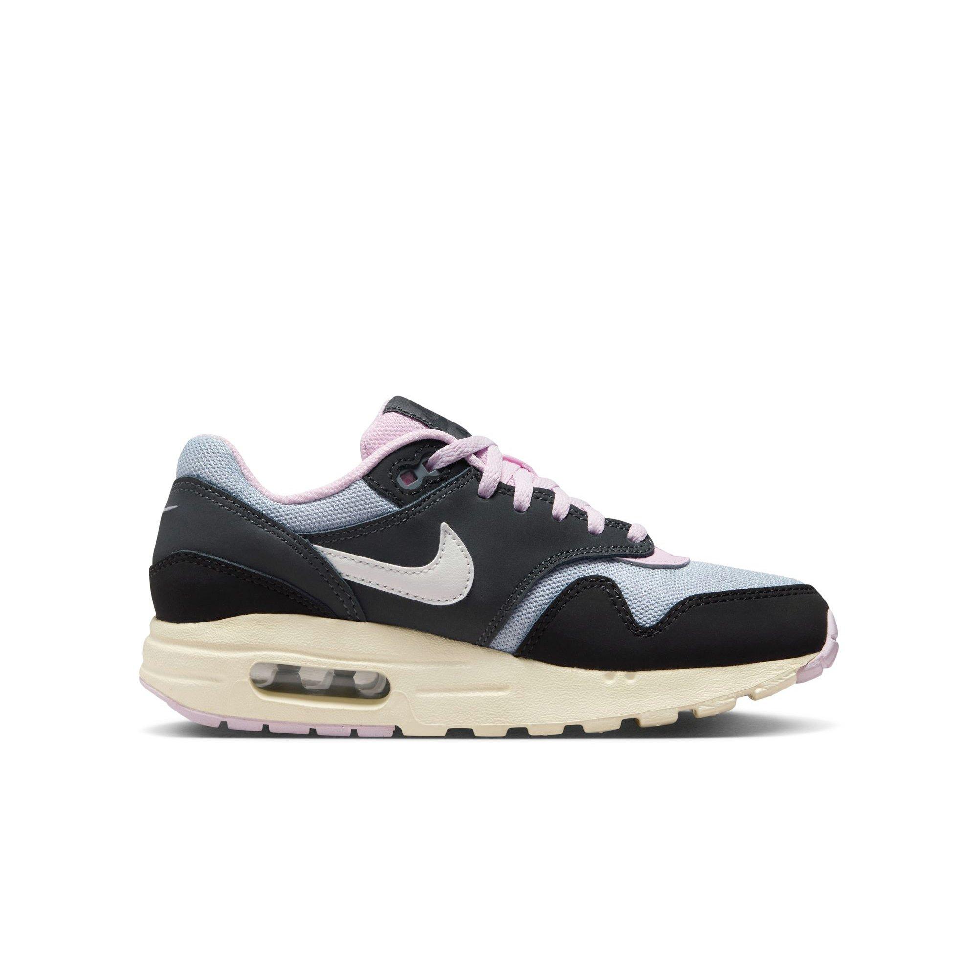 Nike Air Max 1 Grade School Girls' "Black/Summit White/Anthracite/Pink Foam" Shoe
