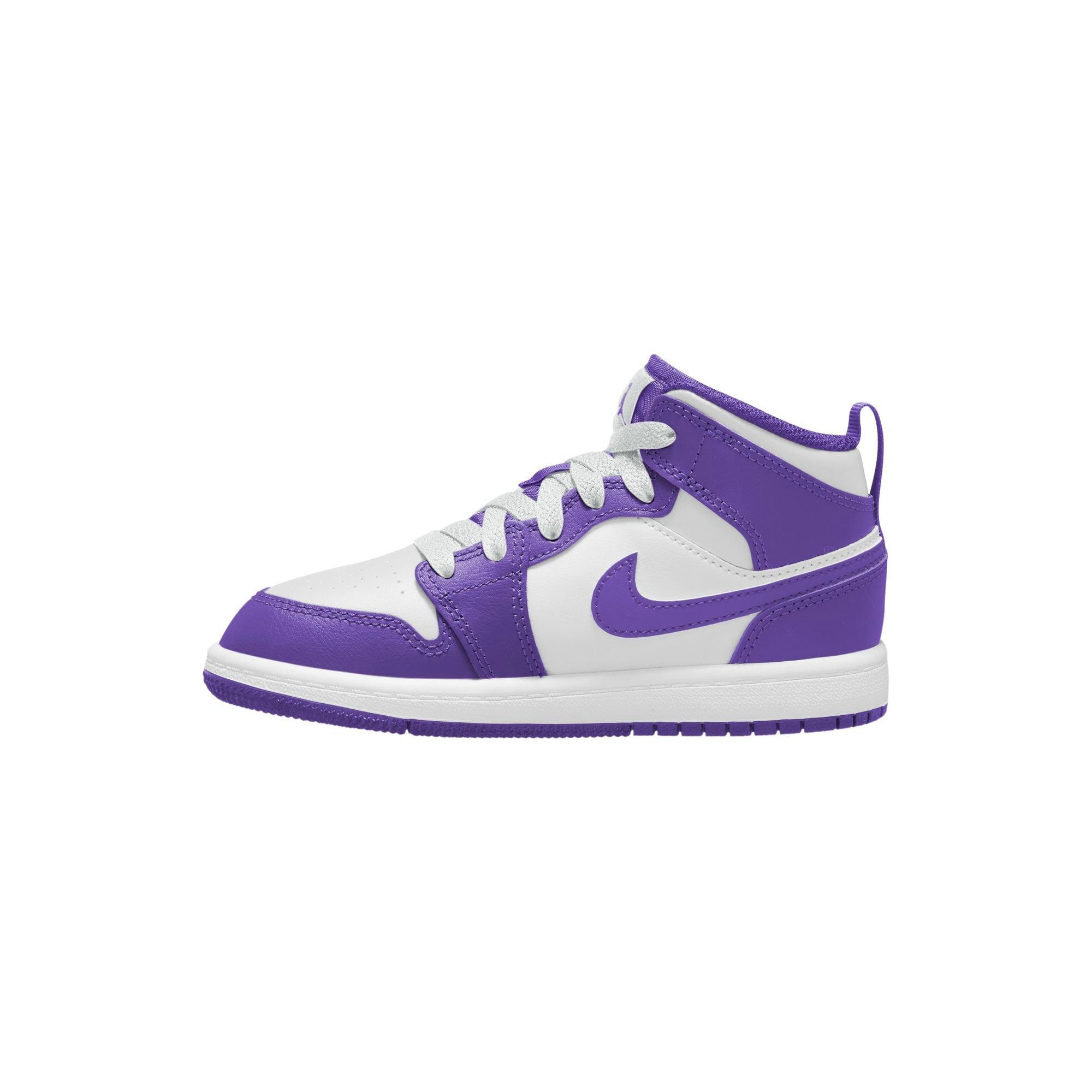 Jordan Air Jordan 1 Retro Mid Purple Venom Grade School Lifestyle