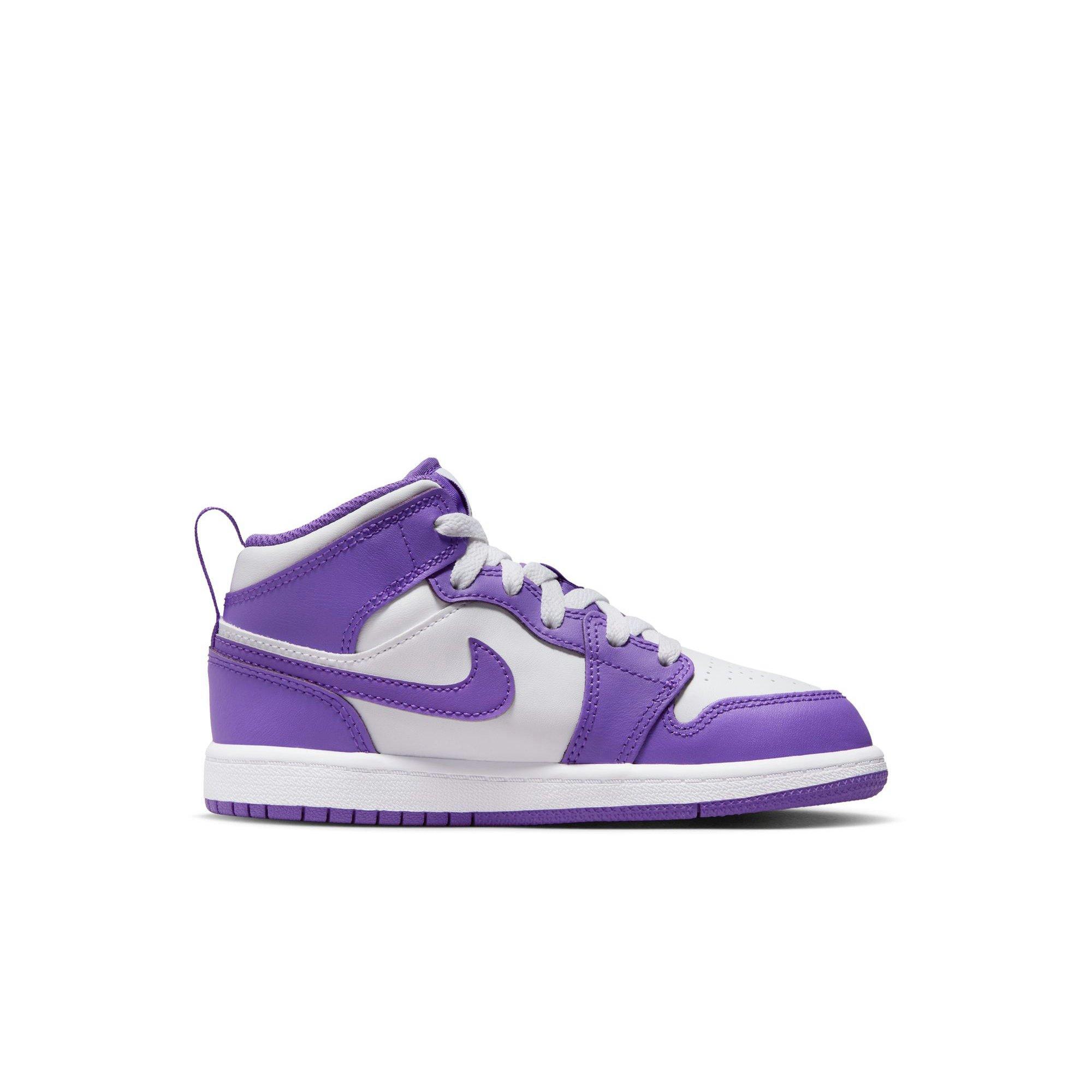 Jordan Air Jordan 1 Retro Mid Purple Venom Grade School Lifestyle