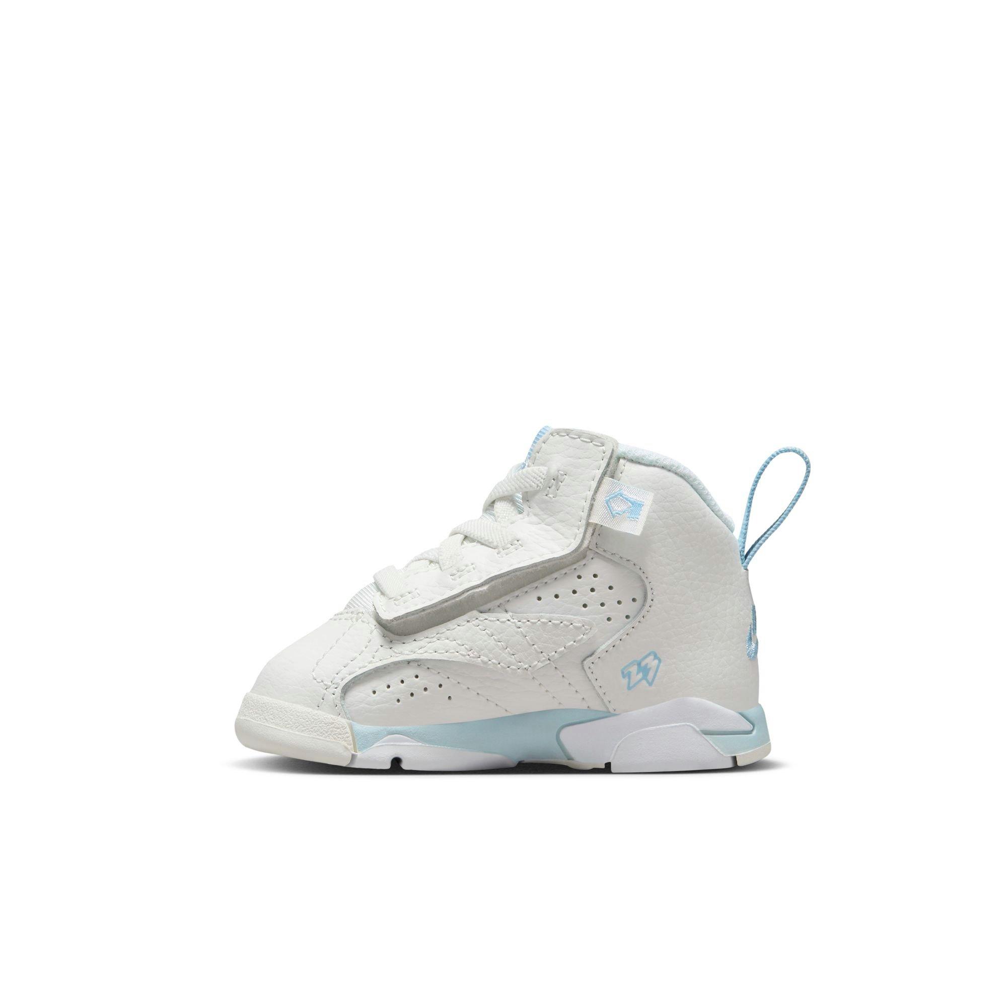 Jordan MVP Toddler Girls'  "Summit White/Ice Blue/Blue Tint/White" Shoe