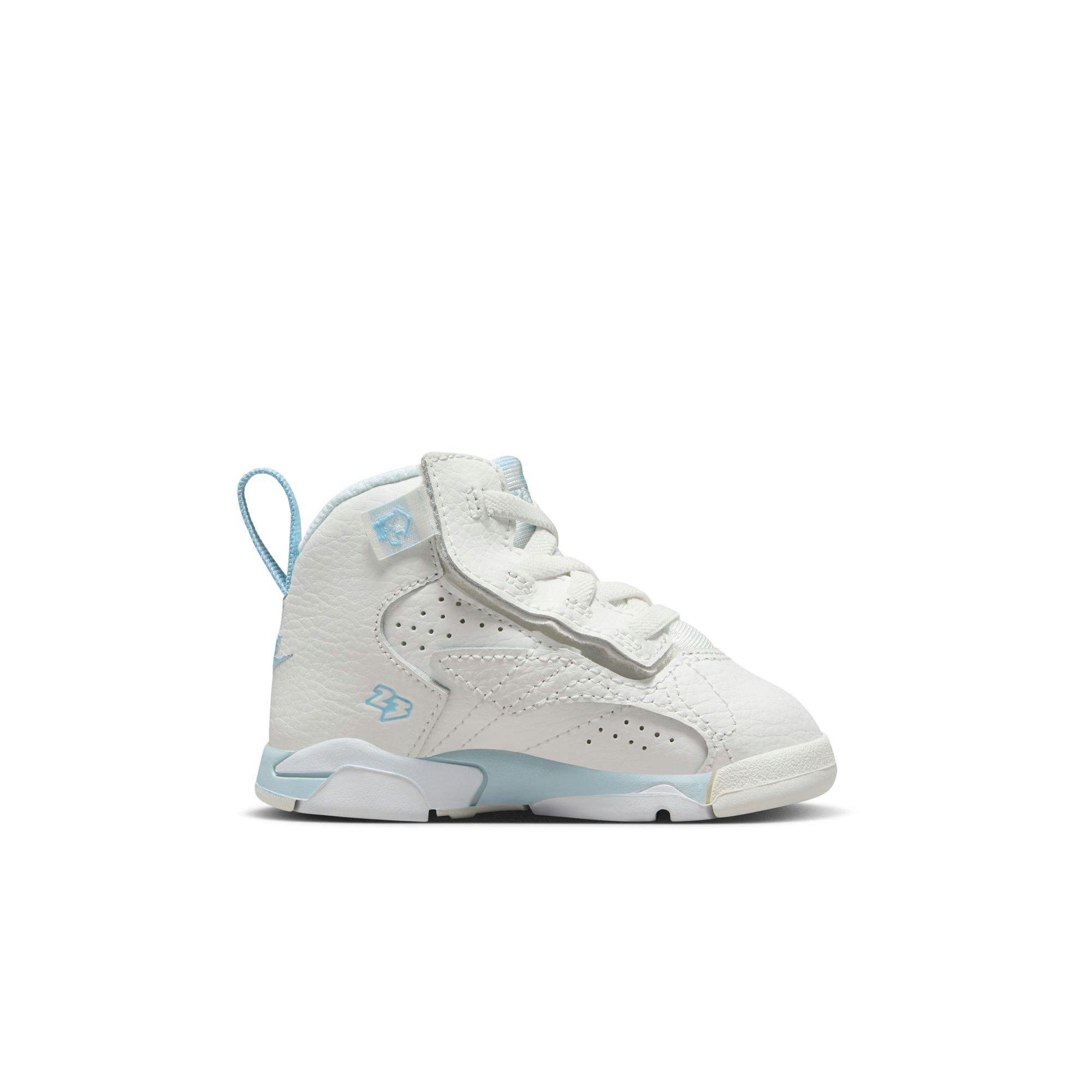 Jordan MVP Toddler Girls'  "Summit White/Ice Blue/Blue Tint/White" Shoe
