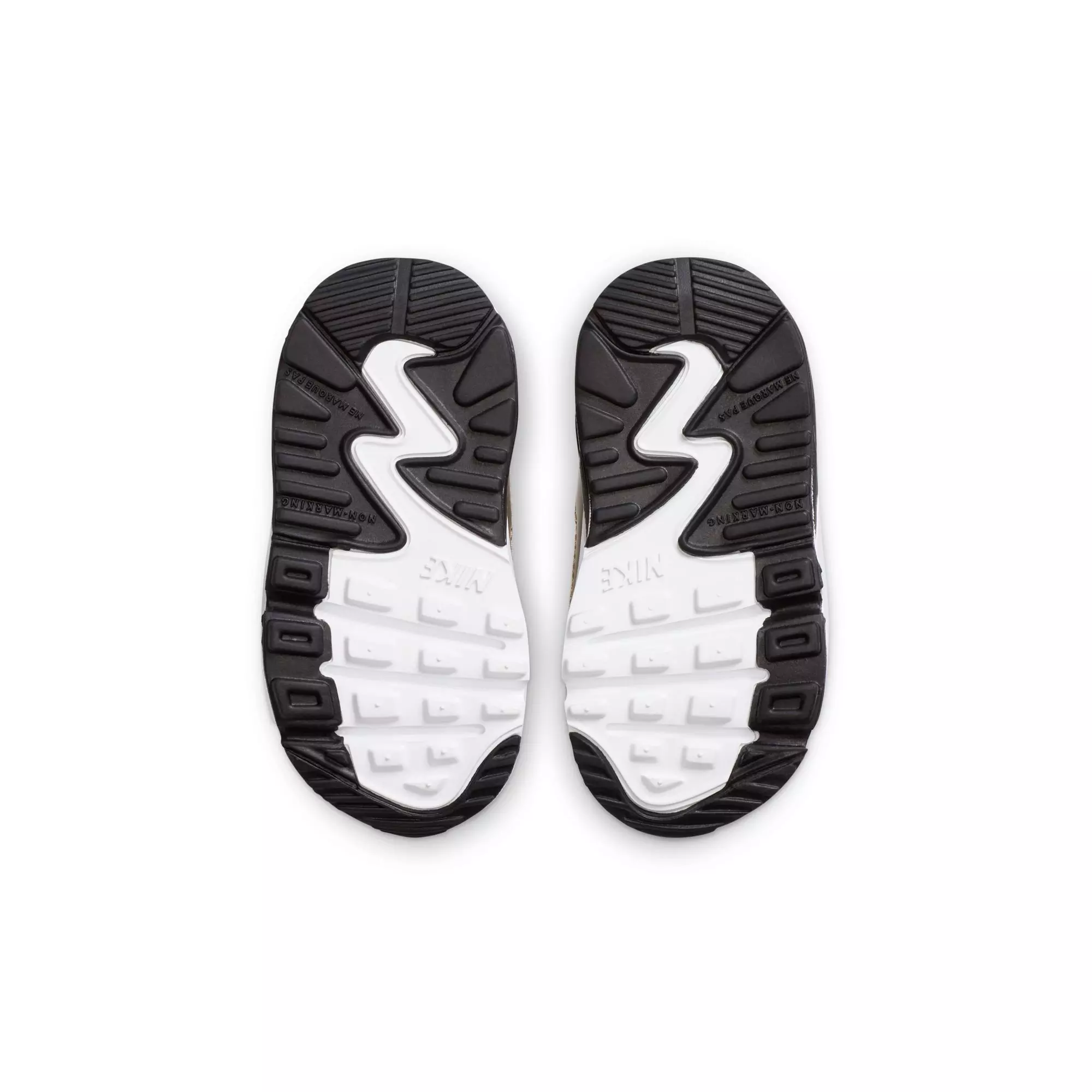 Nike Air Max 90 LTR "Black/Metallic Gold Star/White" Toddler Kids' Shoe - BLACK/GOLD