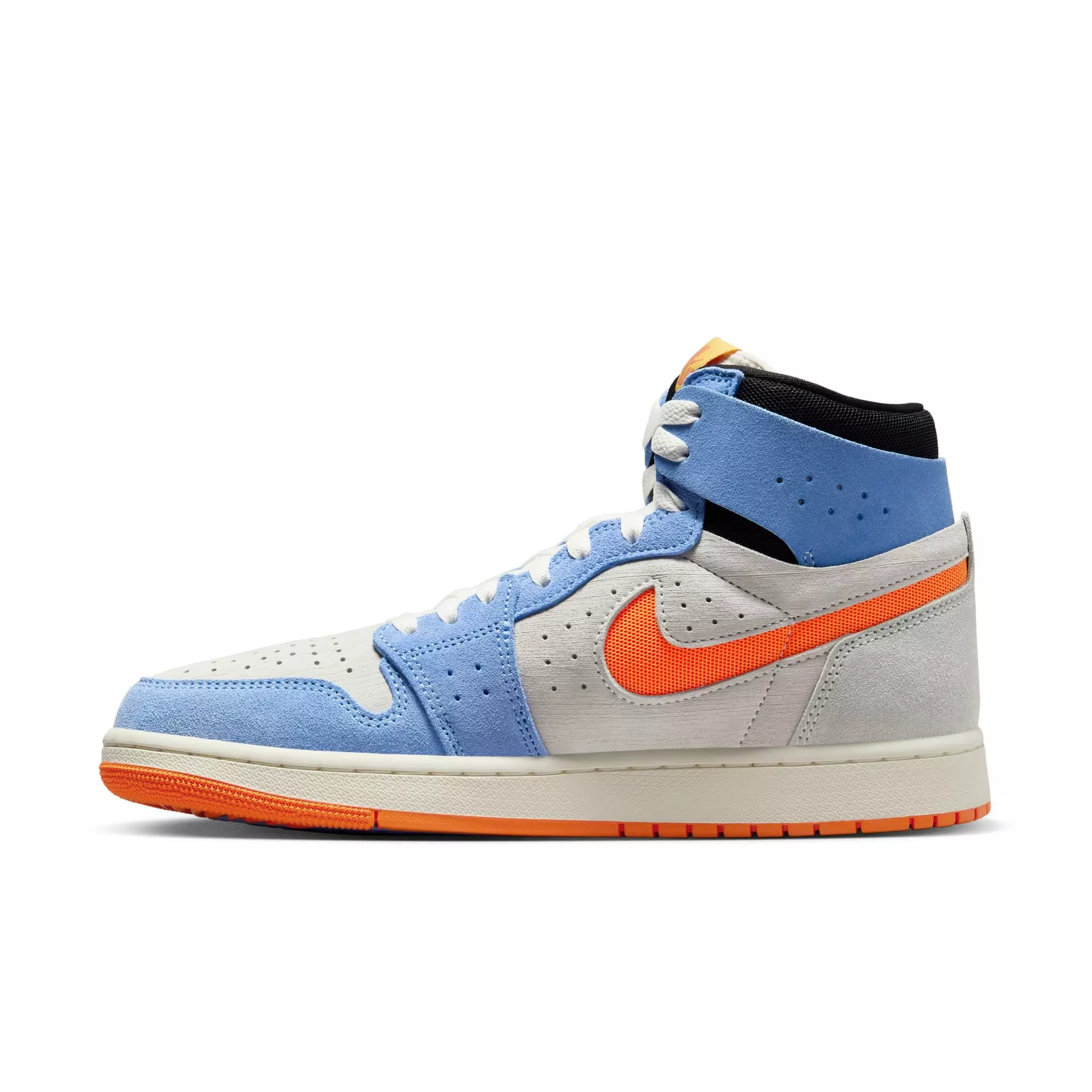 Jordan 1 Zoom CMFT 2 "Sail/Alpha Orange/Royal Pulse Men's Shoe - ORANGE/BLUE