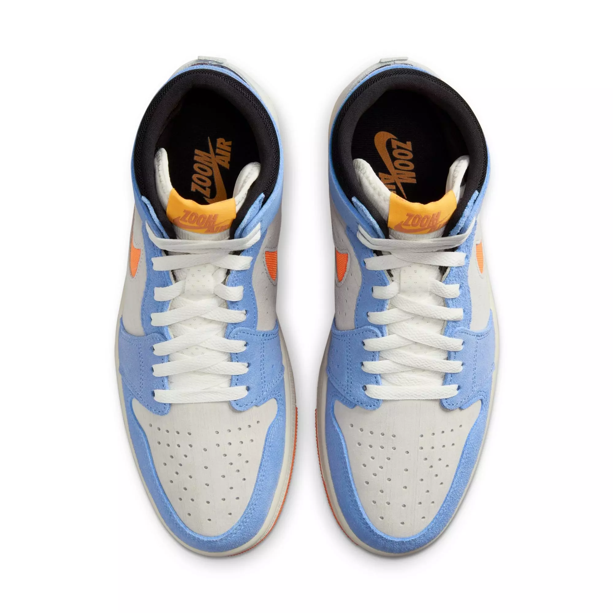 Jordan 1 Zoom CMFT 2 "Sail/Alpha Orange/Royal Pulse Men's Shoe - ORANGE/BLUE