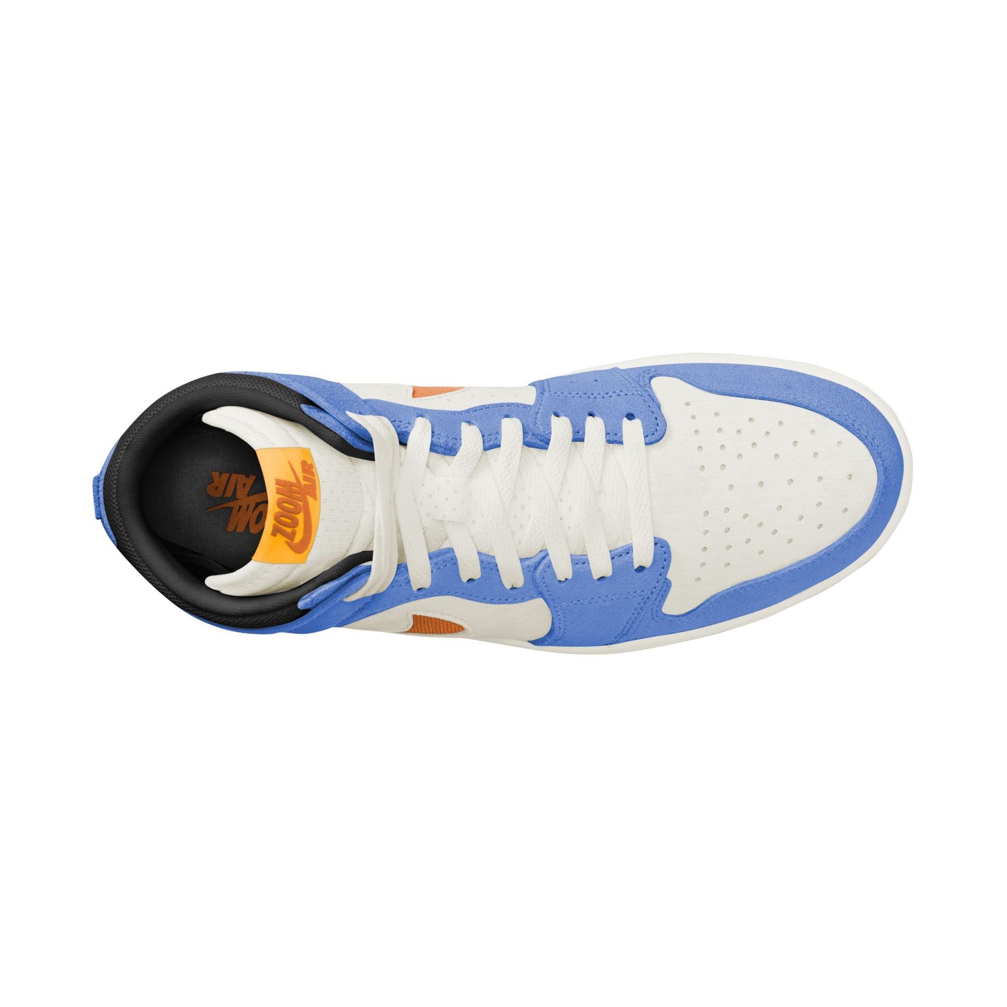 Jordan 1 Zoom CMFT 2 "Sail/Alpha Orange/Royal Pulse Men's Shoe - ORANGE/BLUE Thumbnail View 8