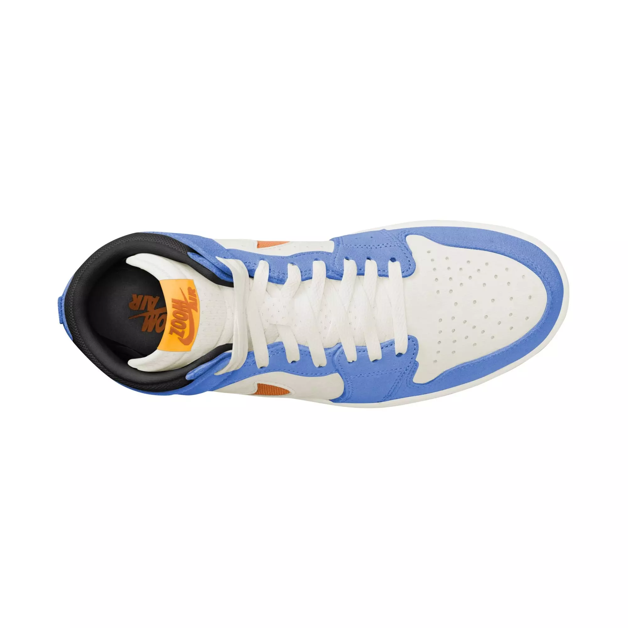 Jordan 1 Zoom CMFT 2 "Sail/Alpha Orange/Royal Pulse Men's Shoe - ORANGE/BLUE