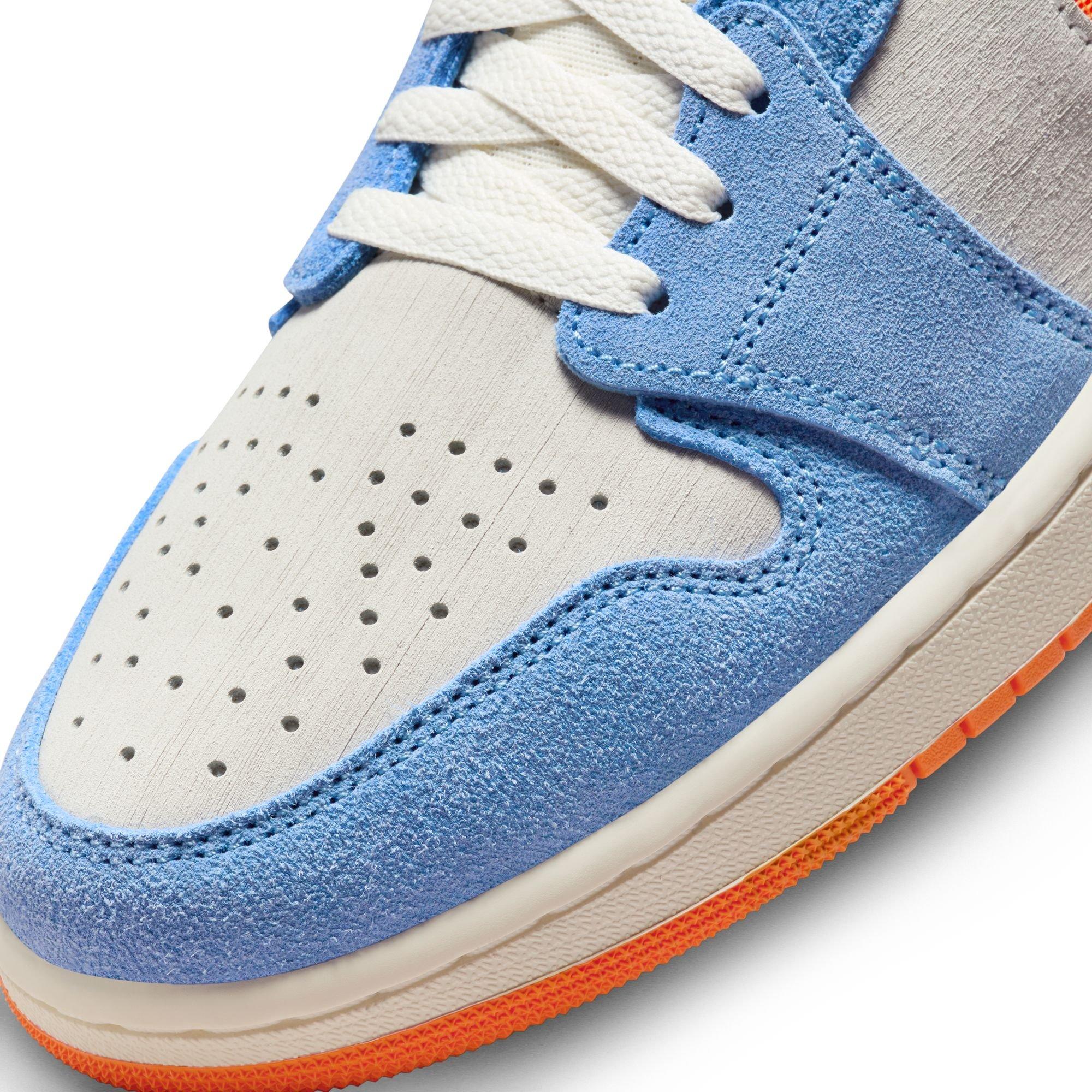 Jordan 1 Zoom CMFT 2 "Sail/Alpha Orange/Royal Pulse Men's Shoe - ORANGE/BLUE Thumbnail View 10