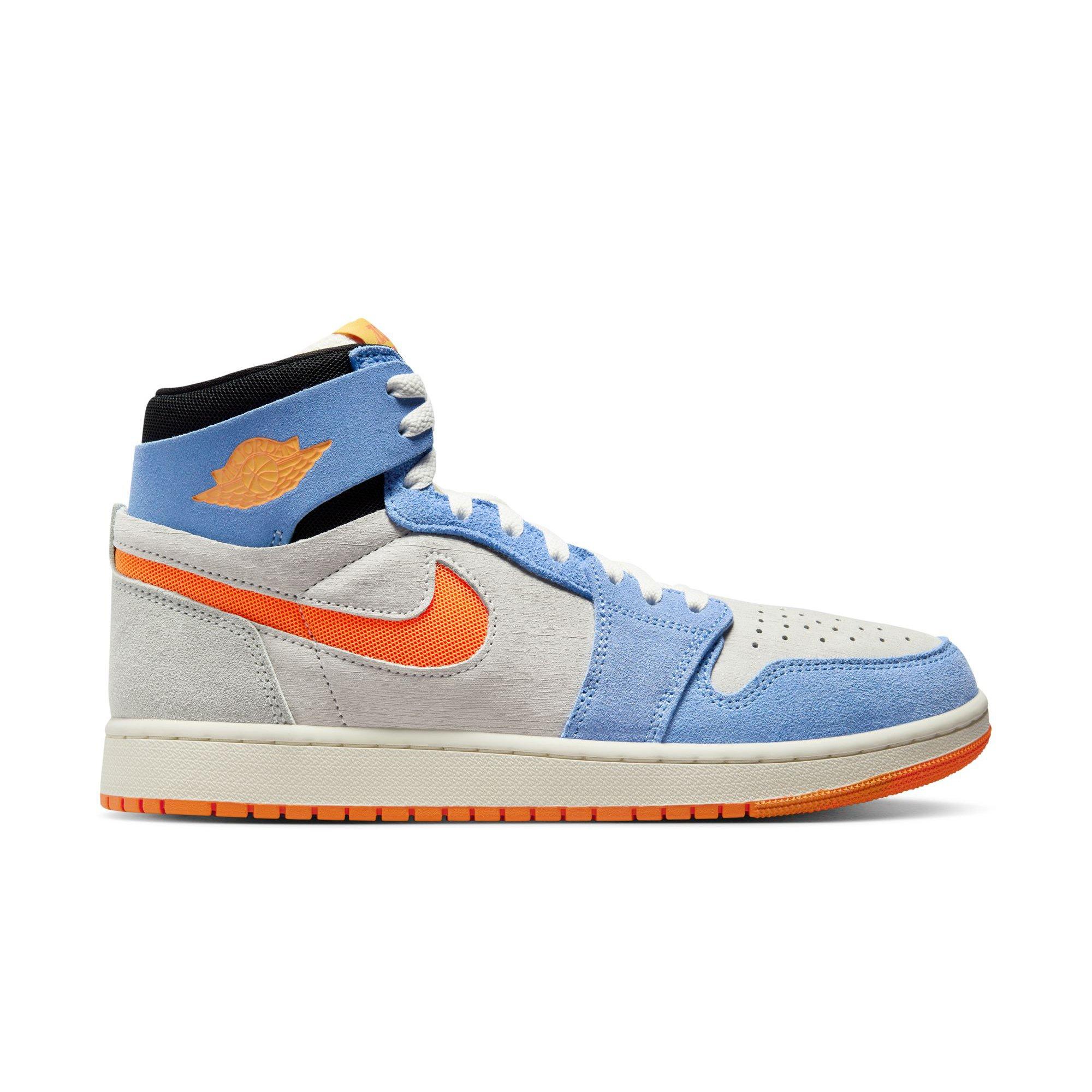 Jordan 1 Zoom CMFT 2 "Sail/Alpha Orange/Royal Pulse Men's Shoe - ORANGE/BLUE Thumbnail View 1