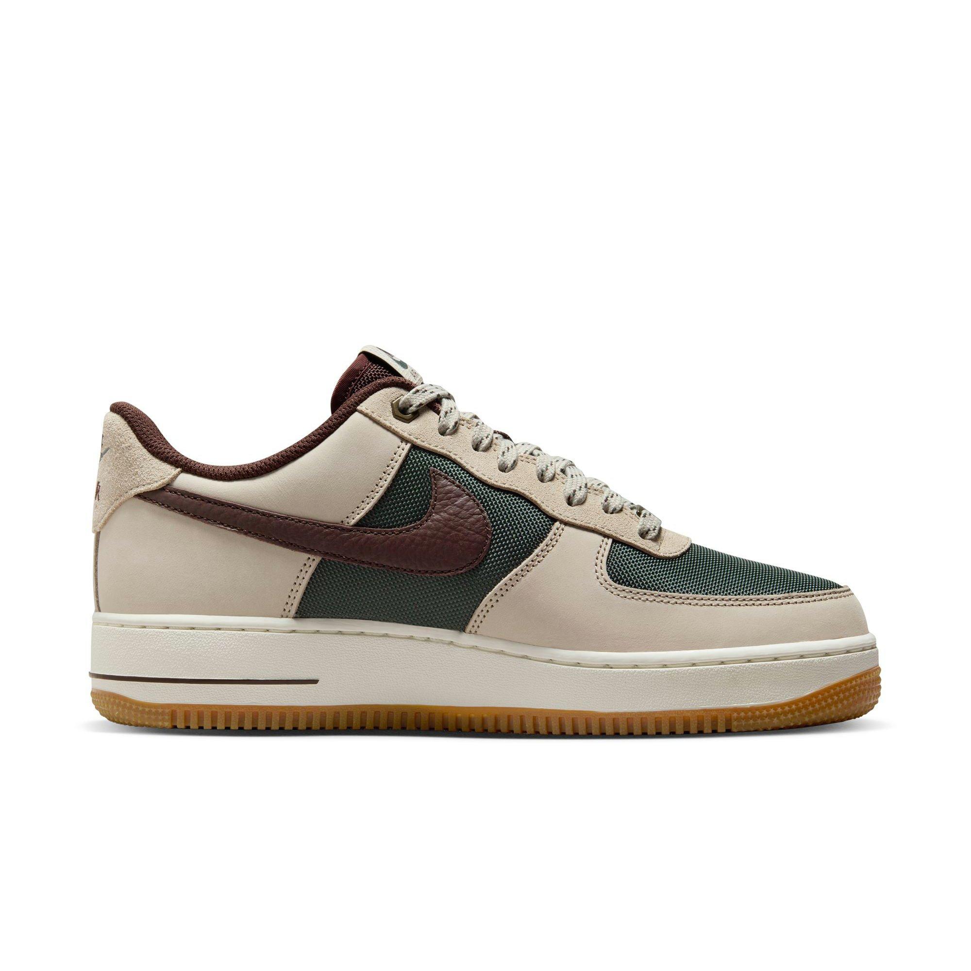 Pre-owned Nike Air Force 1 Low With Brown Rope Laces Unisex Custom Shoes  All Sizes In White