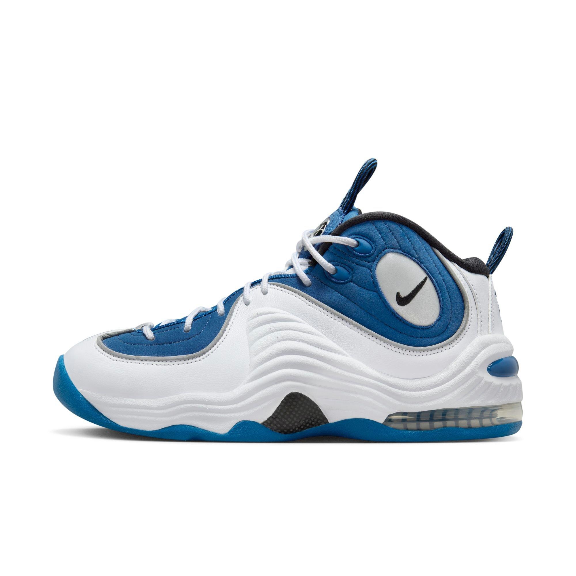 Nike Air Penny 2 Quickstrike "Atlantic Blue/White/Black" Men's Shoe - BLUE/WHITE Thumbnail View 3