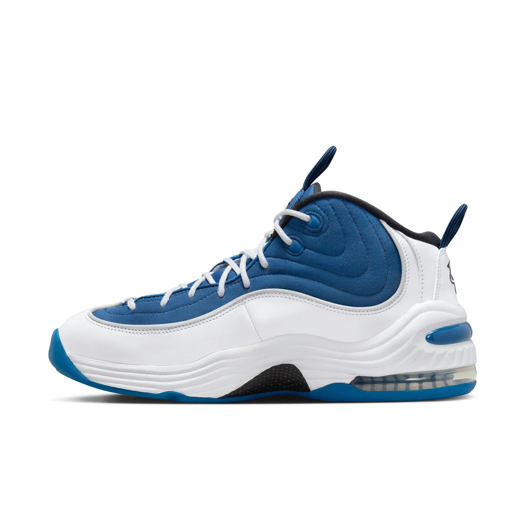 Nike Air Penny 2 Quickstrike "Atlantic Blue/White/Black" Men's Shoe - BLUE/WHITE Thumbnail View 4