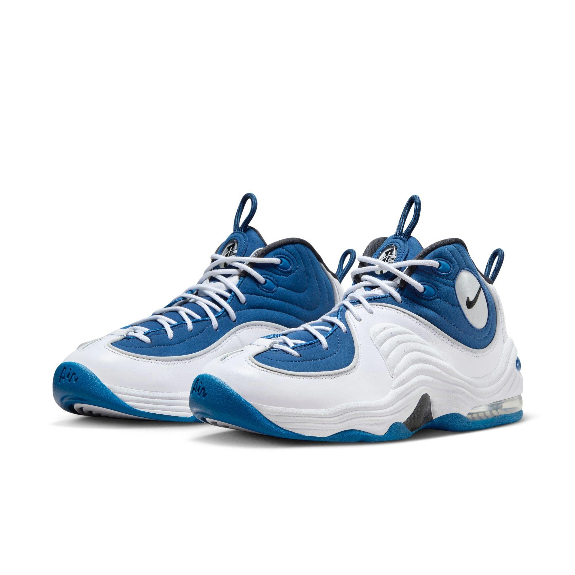 Nike Air Penny 2 Quickstrike "Atlantic Blue/White/Black" Men's Shoe - BLUE/WHITE Thumbnail View 5