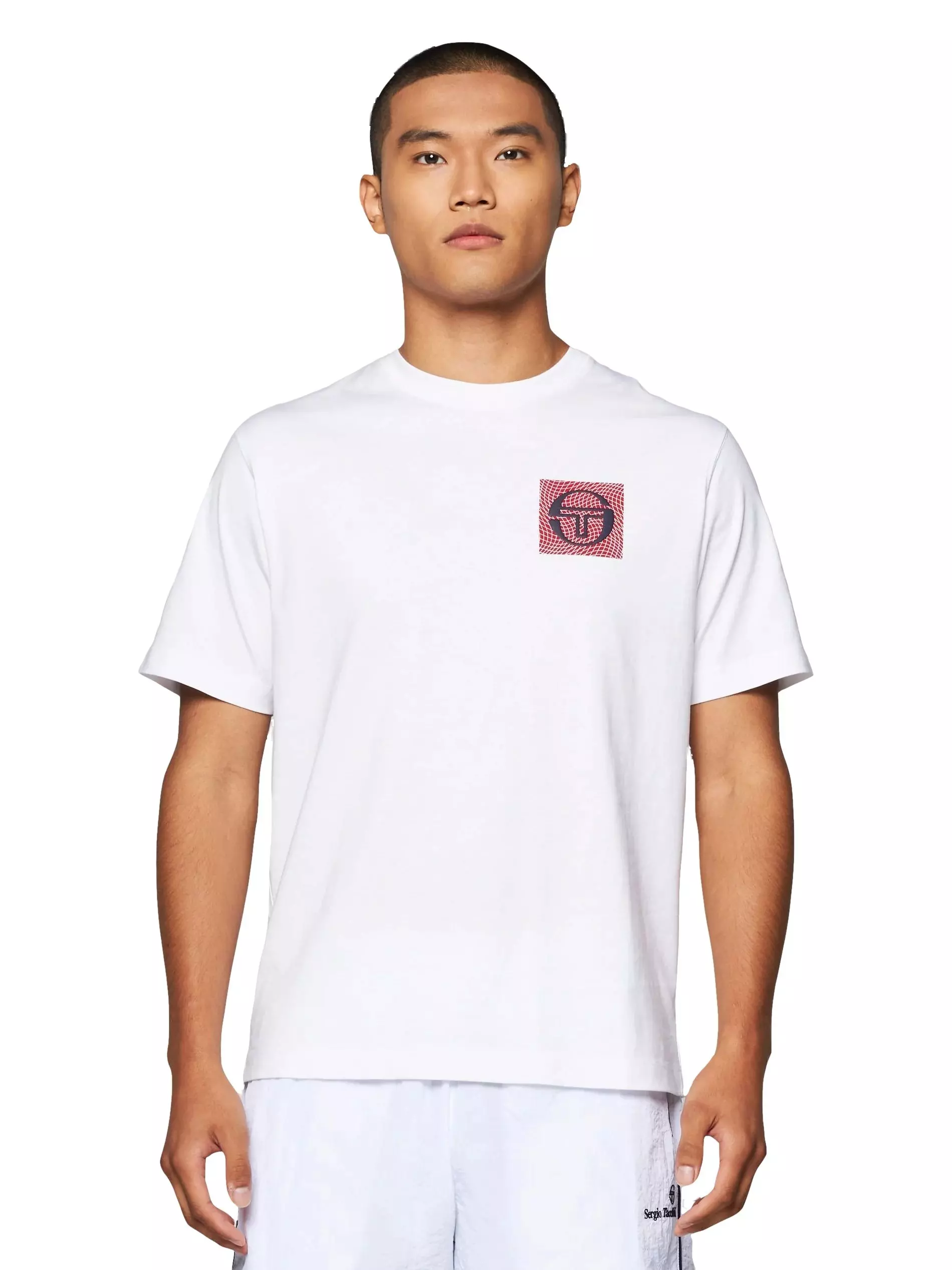 Sergio Tacchini Men's Warp Tee - White - WHITE