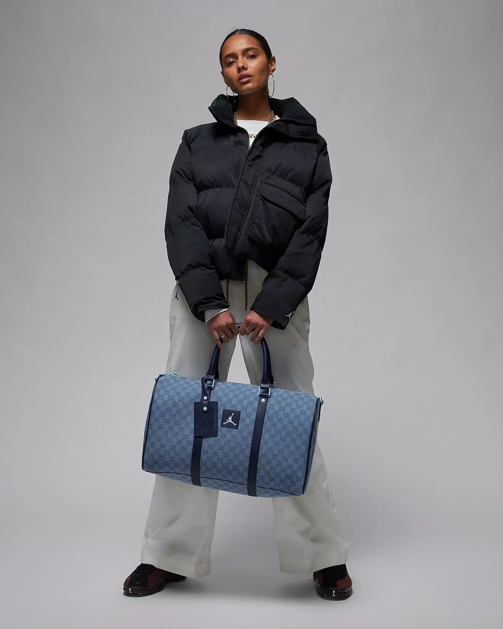 Jordan Monogram Duffle Bag-Chambray - CHAMBRAY
