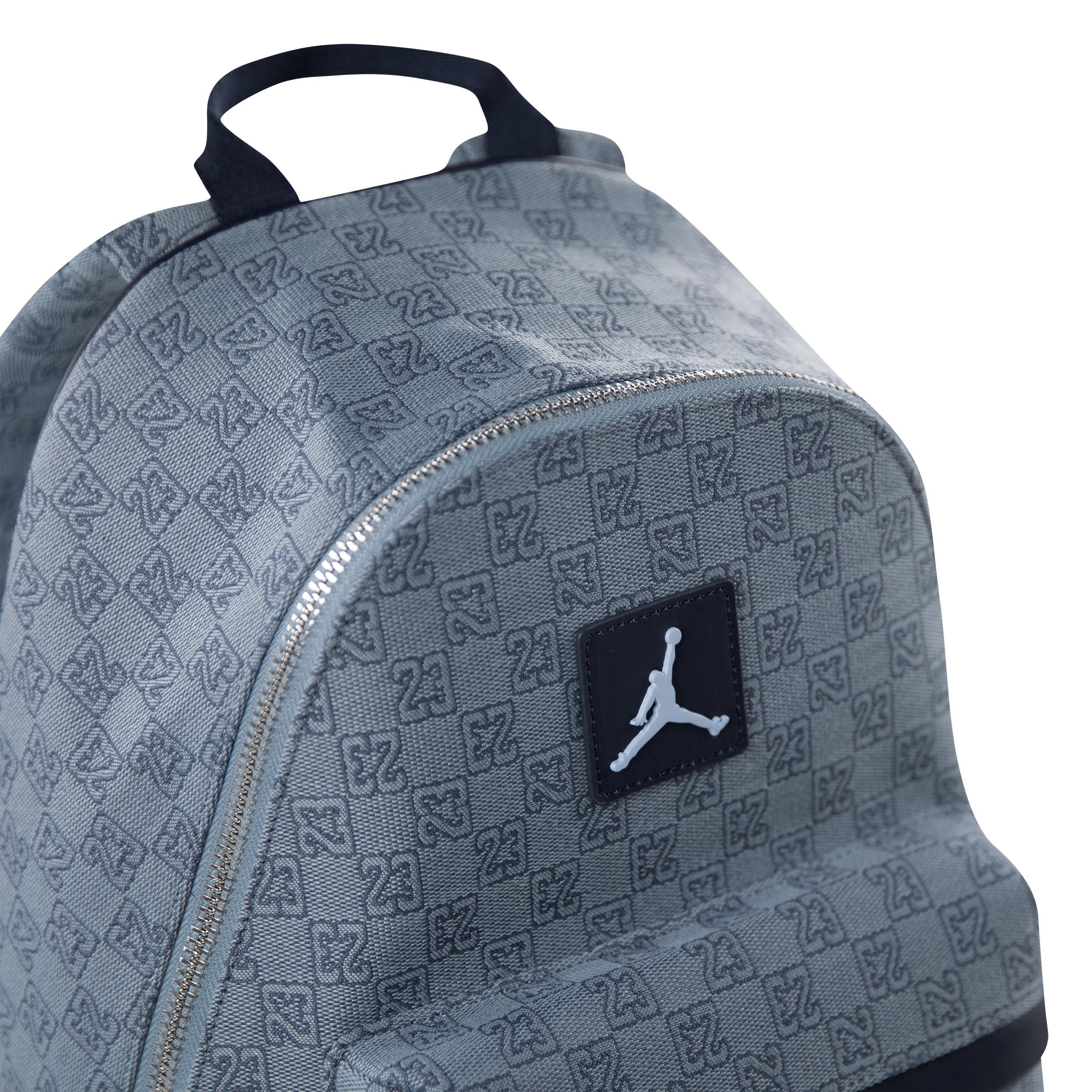 Jordan Monogram Backpack in Blue/Chambray