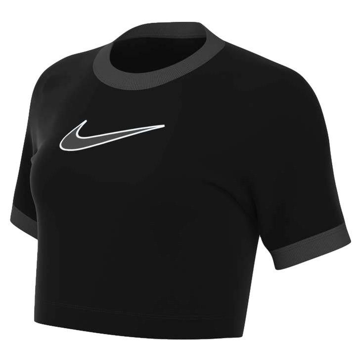 Nike Women's Life Swoosh Baby Tee - Black - BLACK Thumbnail View 6