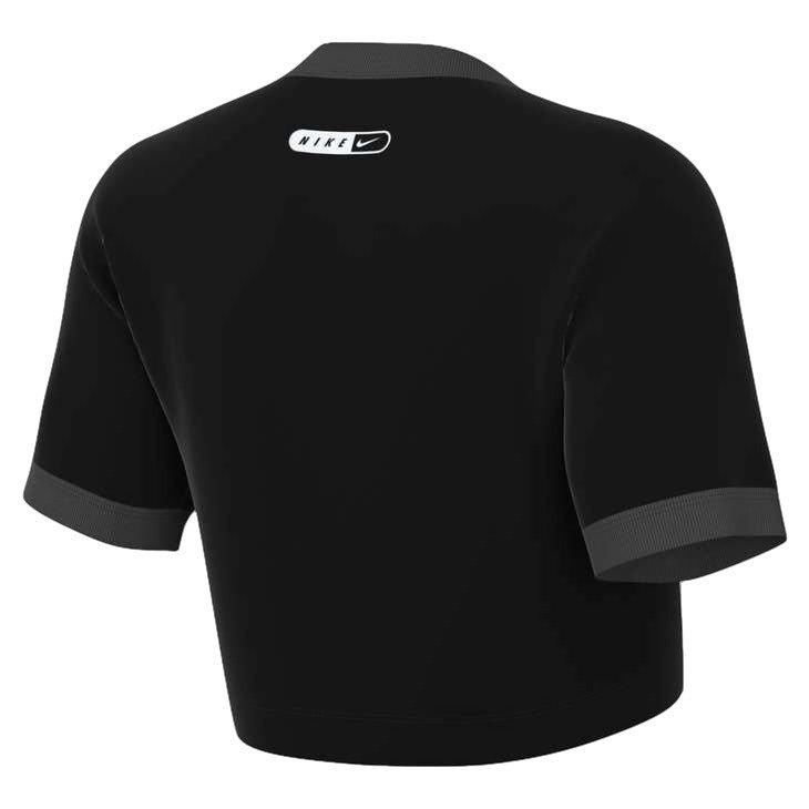 Nike Women's Life Swoosh Baby Tee - Black - BLACK Thumbnail View 7