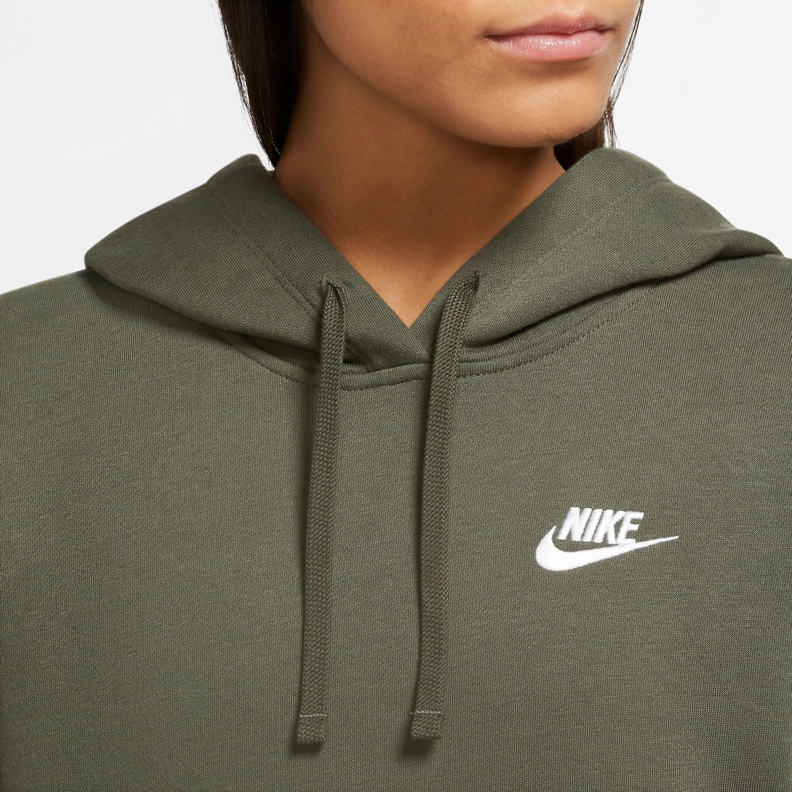 Khaki discount hoodie nike