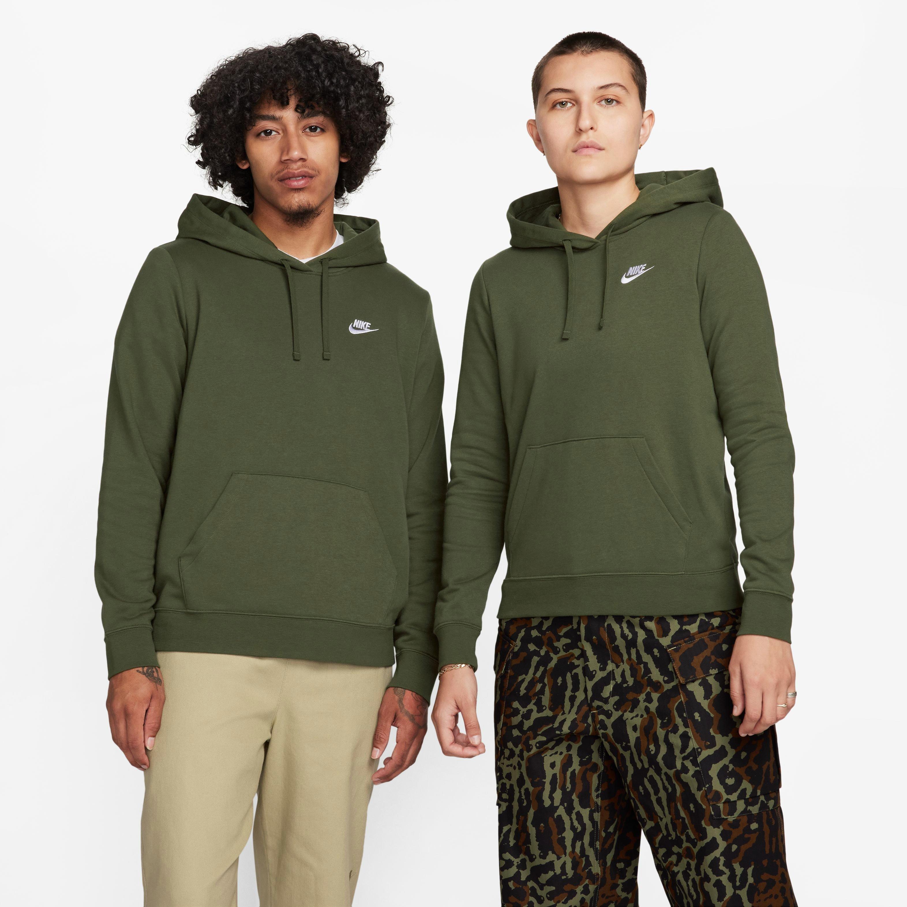 Nike club best sale hoodie olive