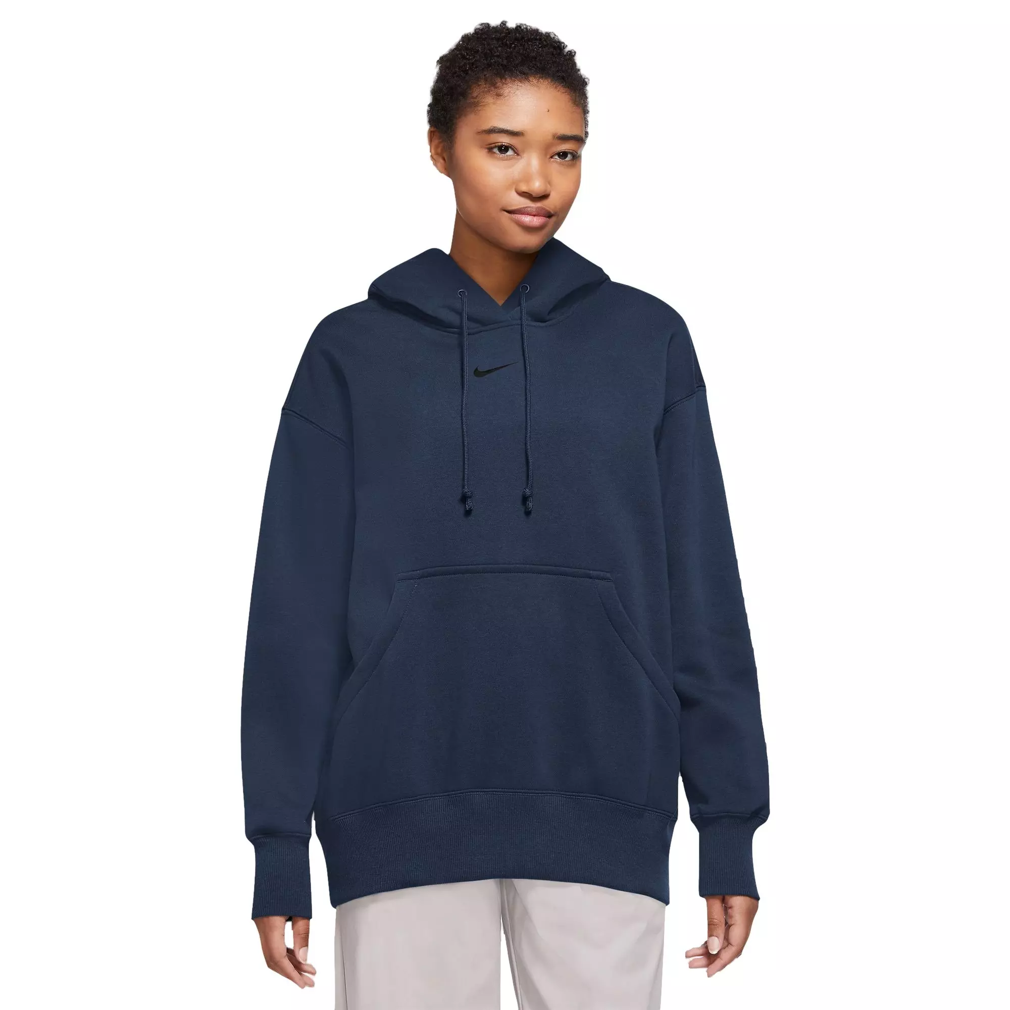 Nike Women's Phoenix Oversized Hoodie - Midnight Navy - NAVY