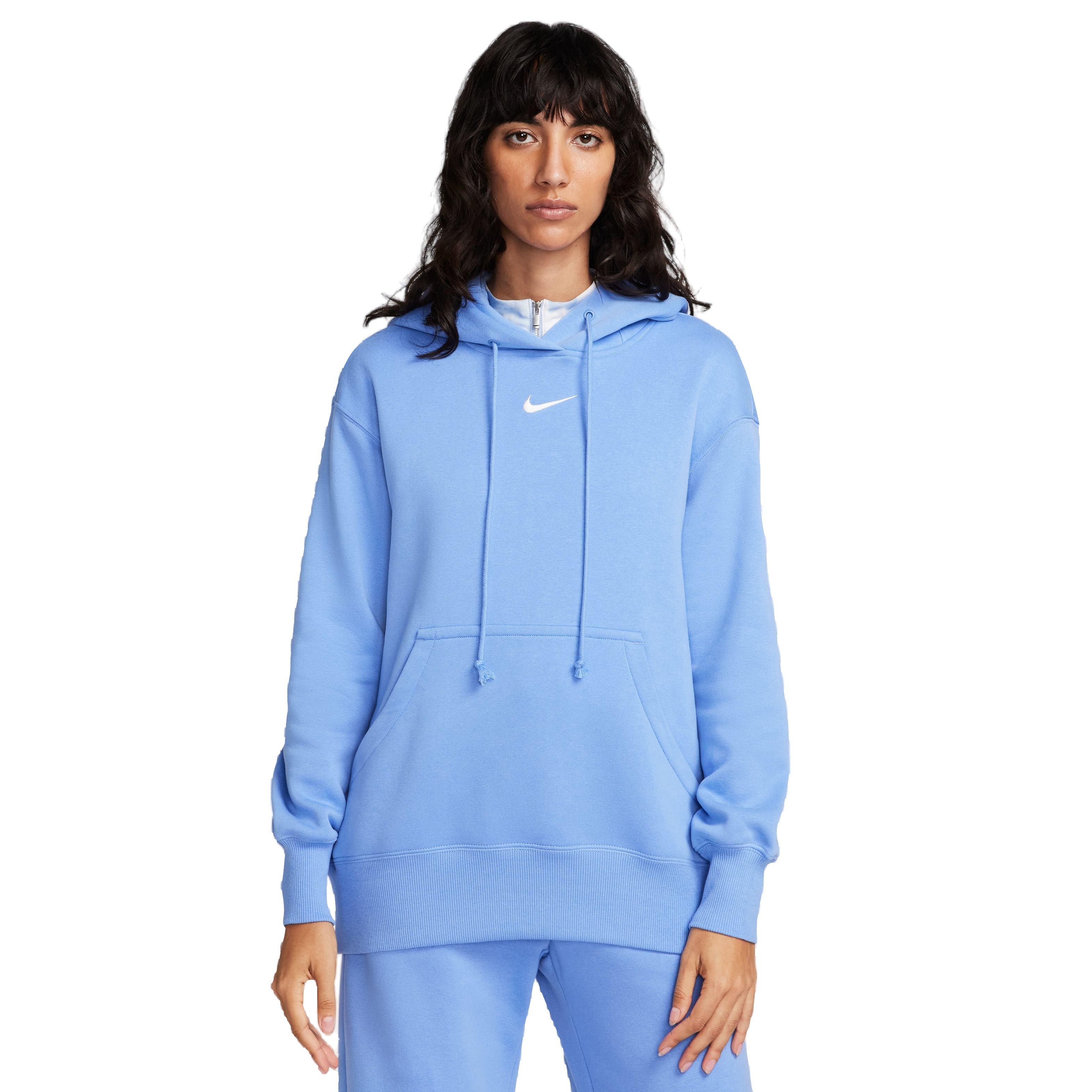 Nike Women's Phoenix Oversized Hoodie - Polar - BLUE Thumbnail View 1