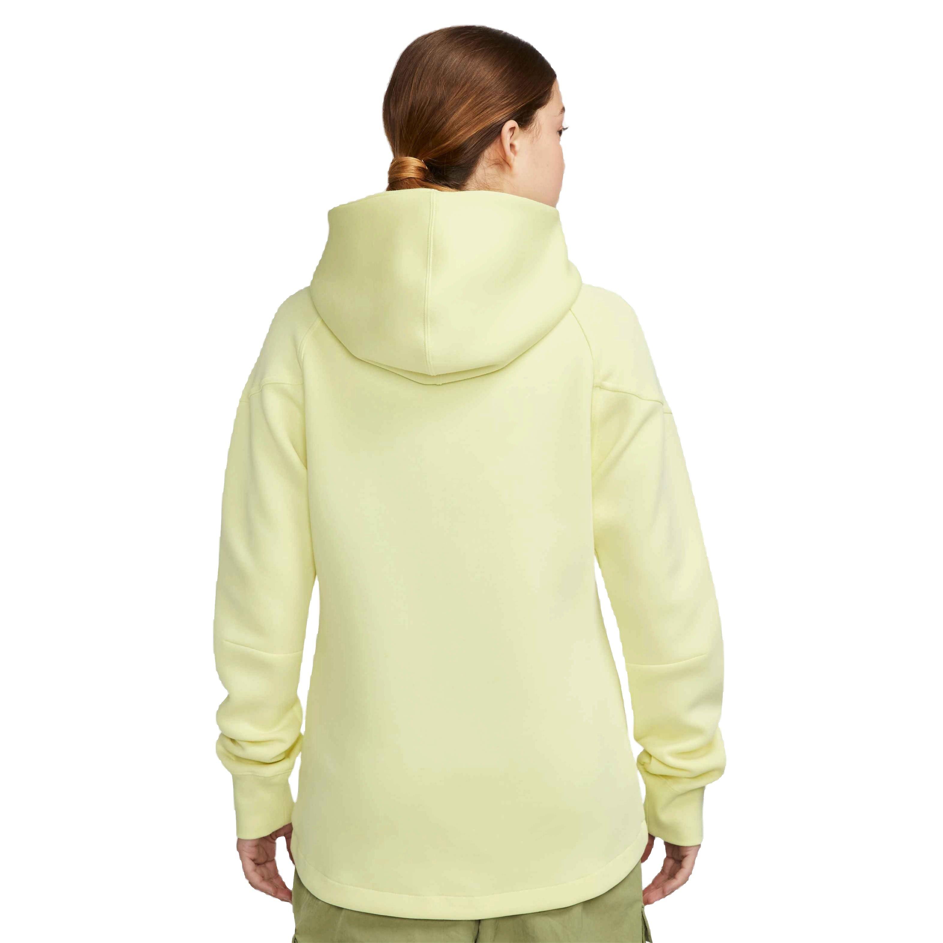 Nike Women's Tech Fleece Windrunner Full-Zip Hoodie - Lumi Green - LT GREEN Thumbnail View 2