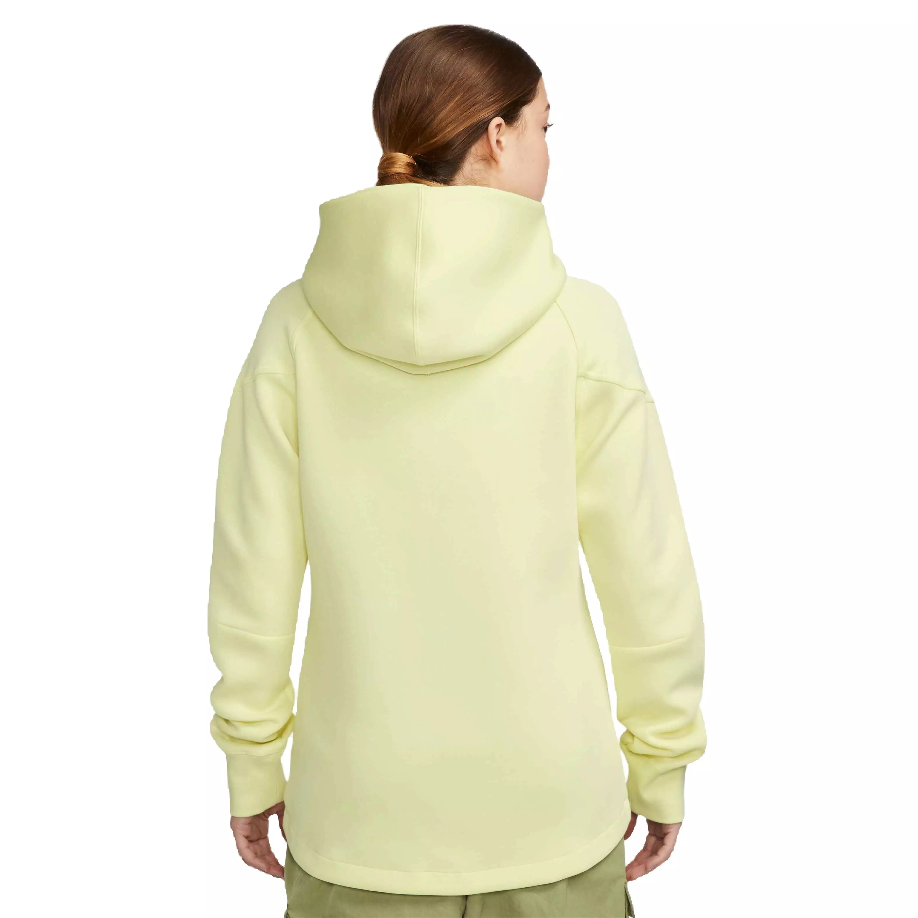 Nike Women's Tech Fleece Windrunner Full-Zip Hoodie - Lumi Green - LT GREEN