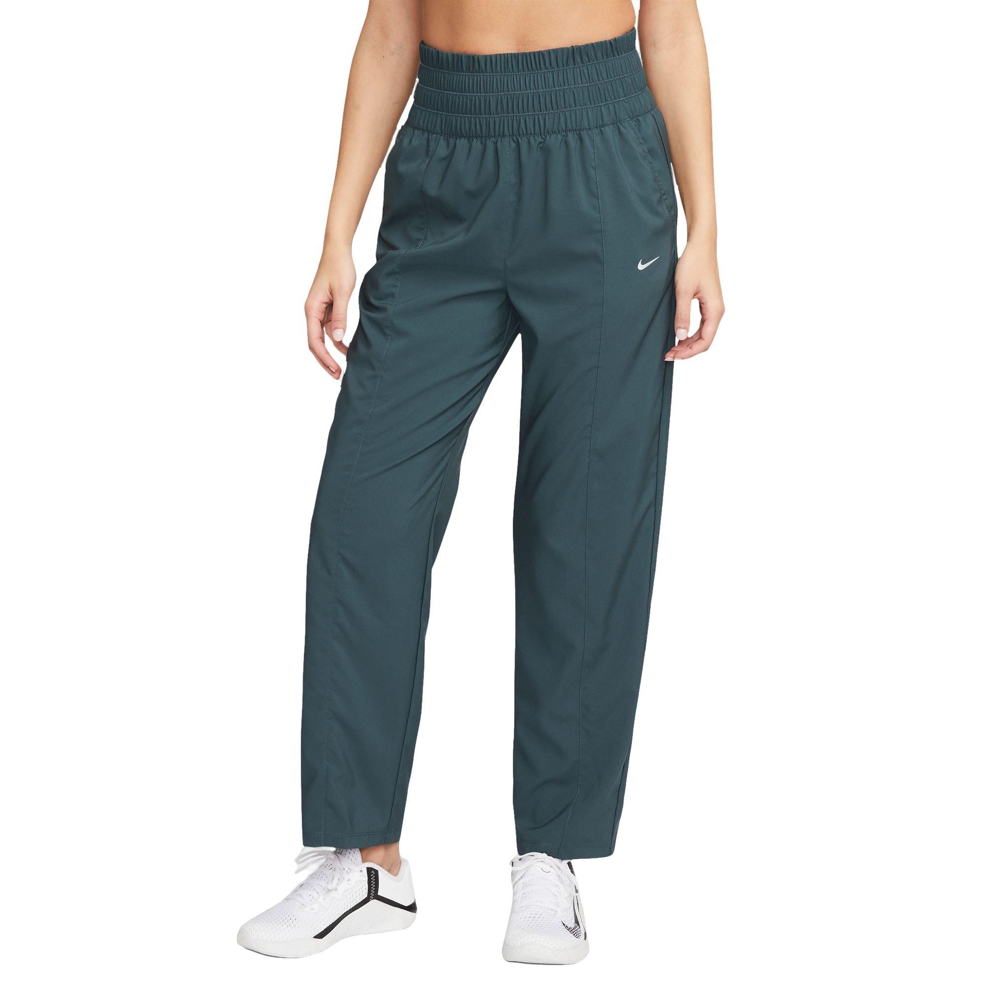 Nike Women's Ultra Highrise Pants - Deep Jungle - DK GREEN Thumbnail View 1