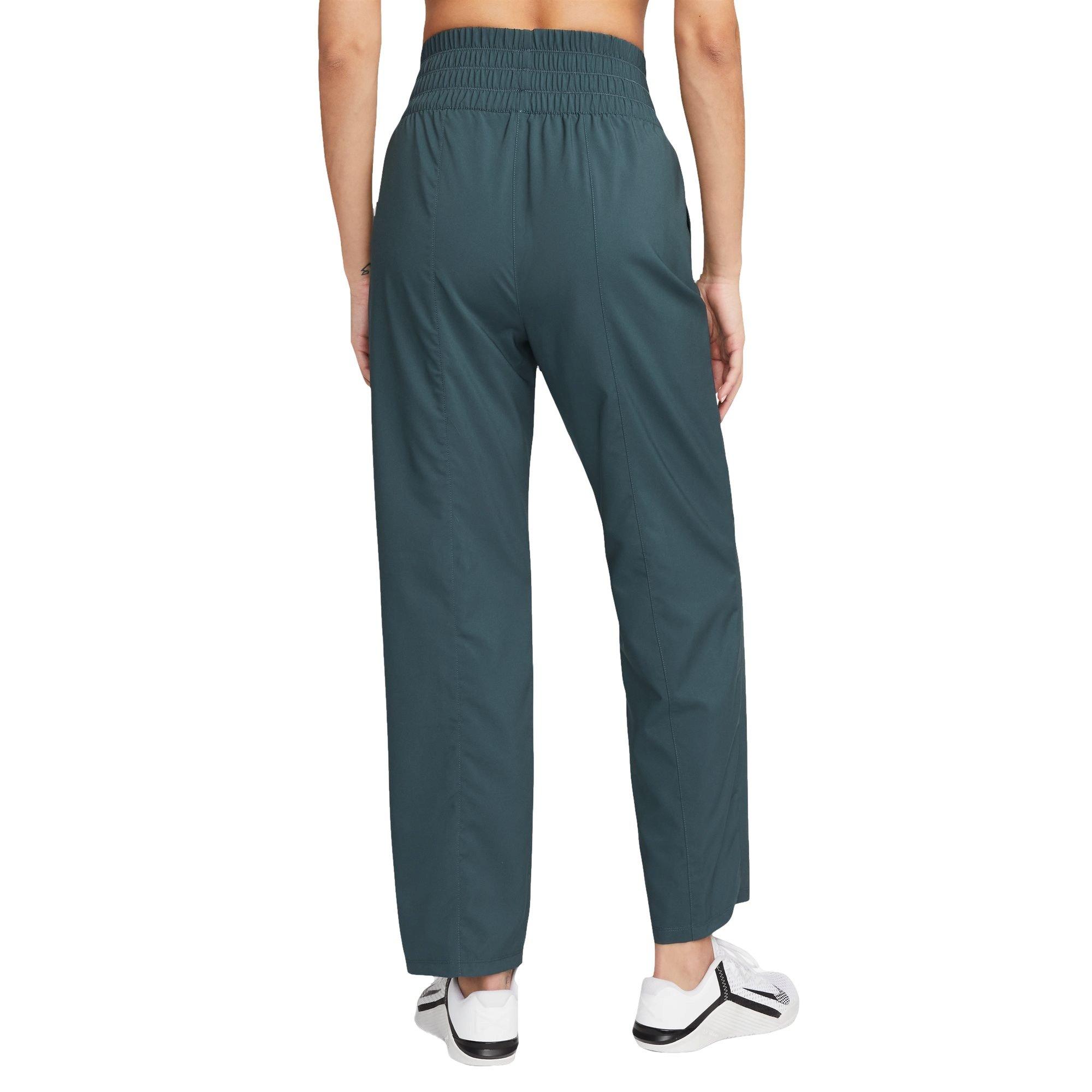 Nike Women's Ultra Highrise Pants - Deep Jungle - DK GREEN Thumbnail View 2