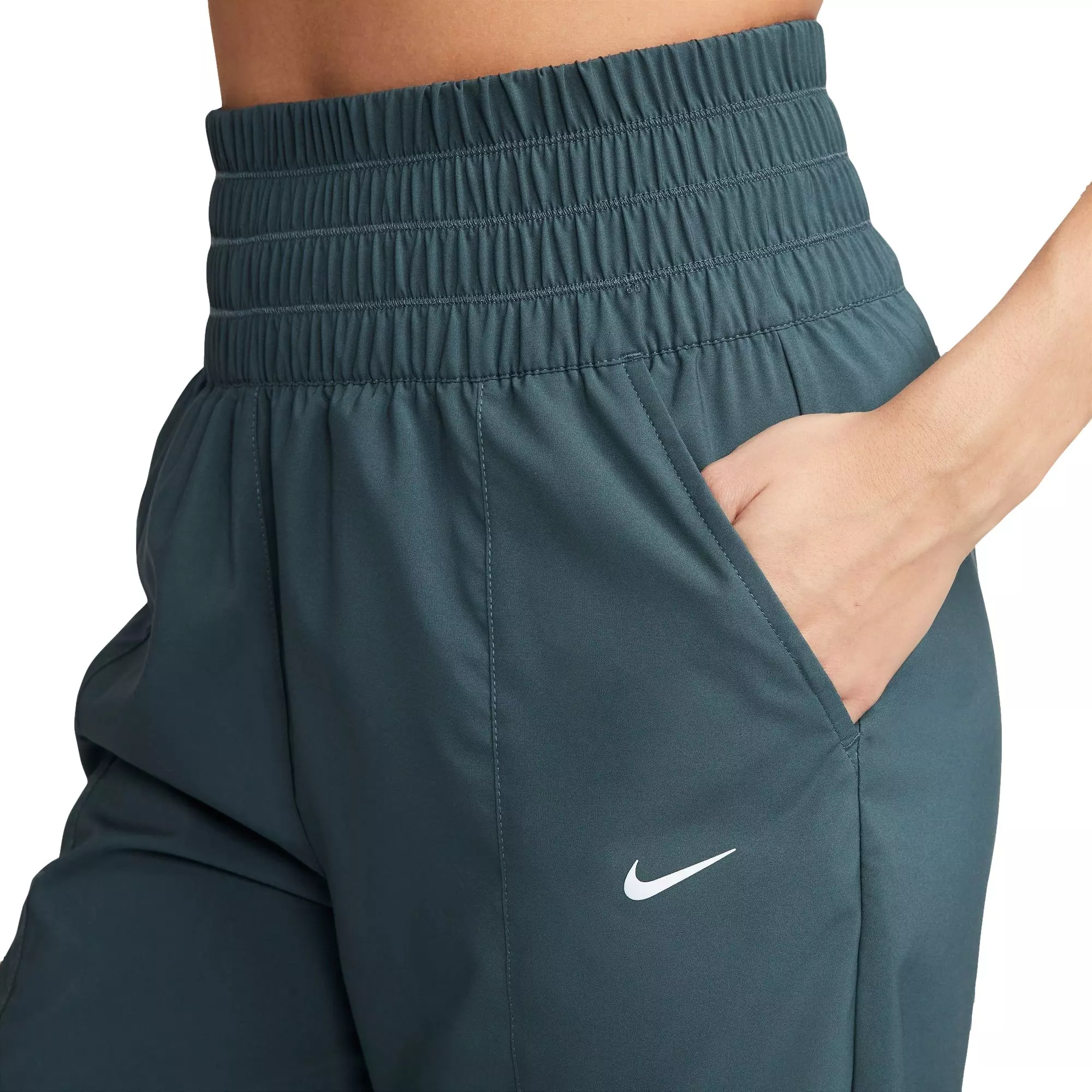 Nike Women's Ultra Highrise Pants - Deep Jungle - DK GREEN