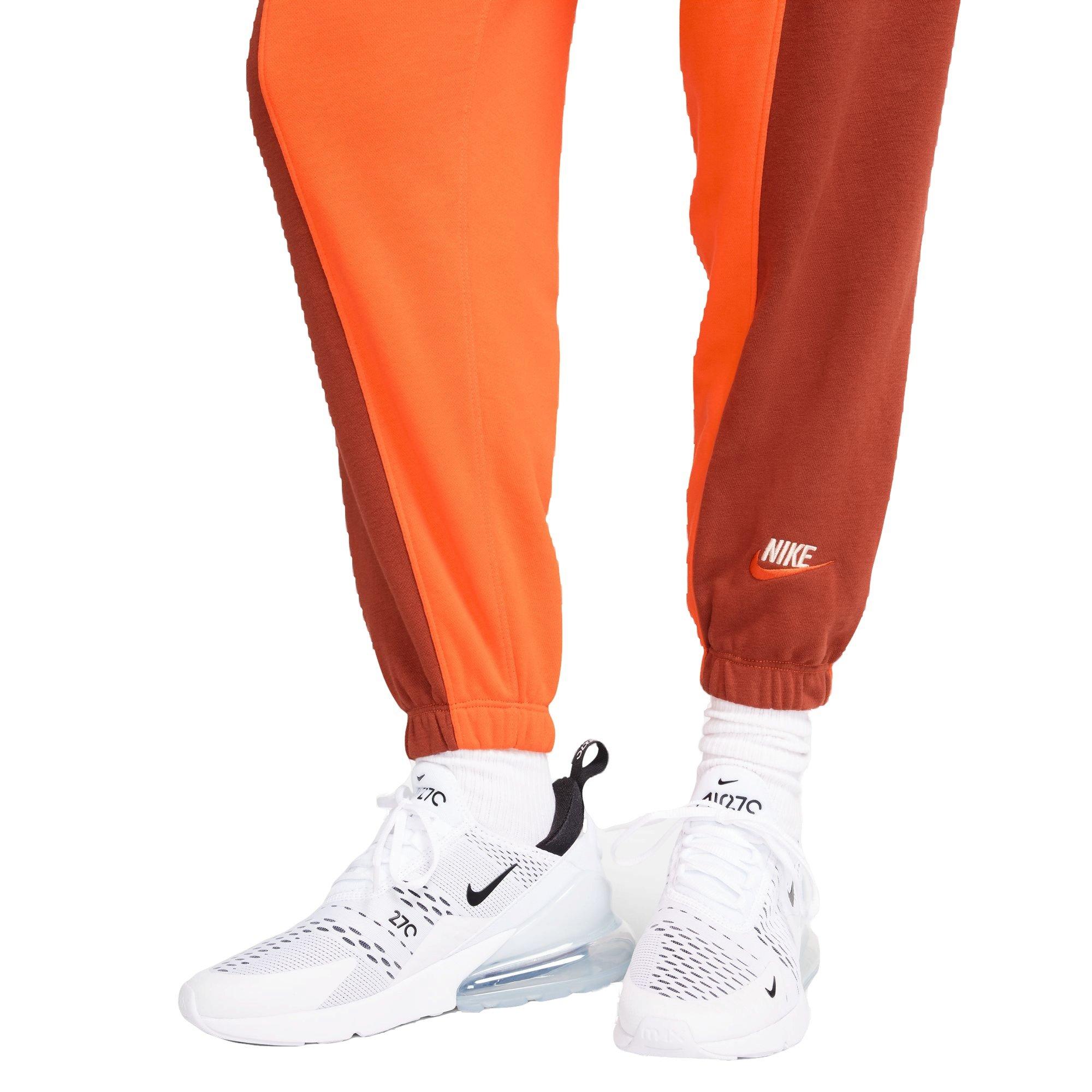 Nike Women's Sportswear City Utility Fleece High-Rise Pants-Orange