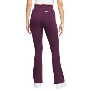 Nike Women's Sportswear Slit Hem Pants - Maroon
