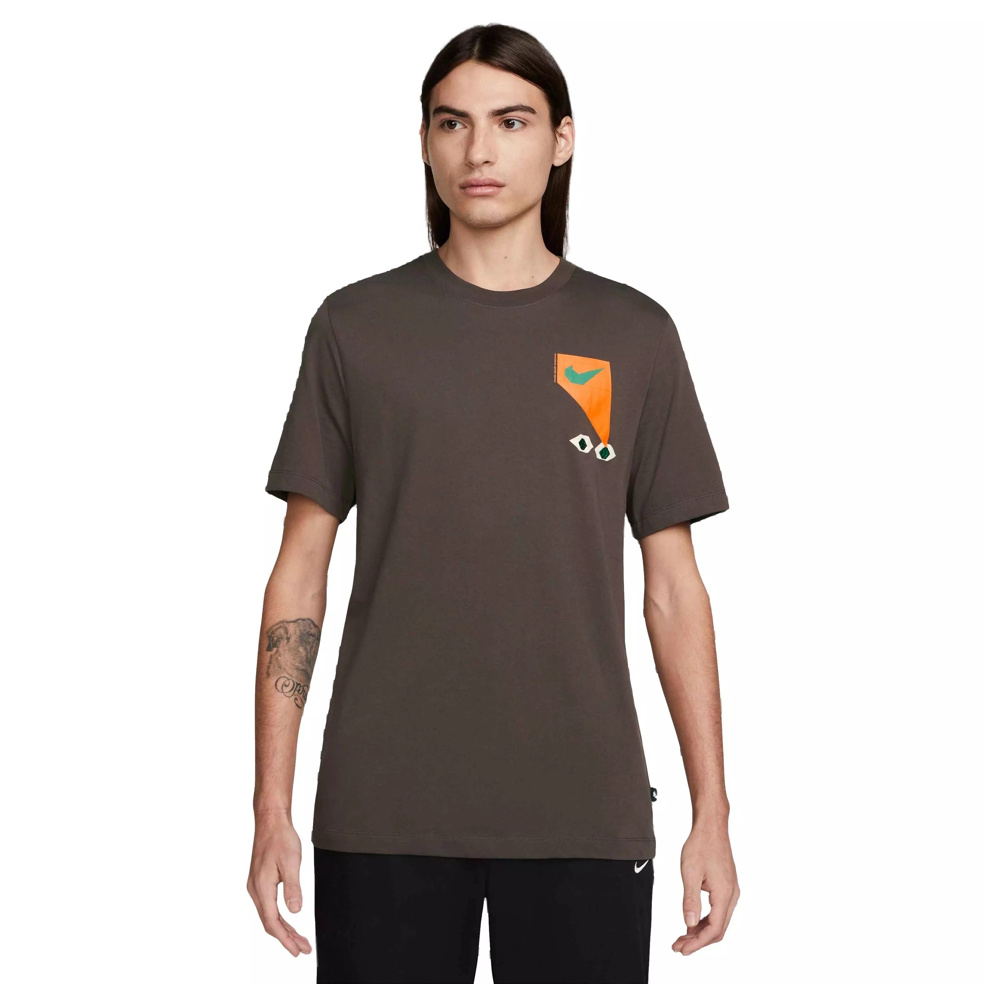 Nike Men's Sportswear Pack 3 Tee-Brown - BROWN