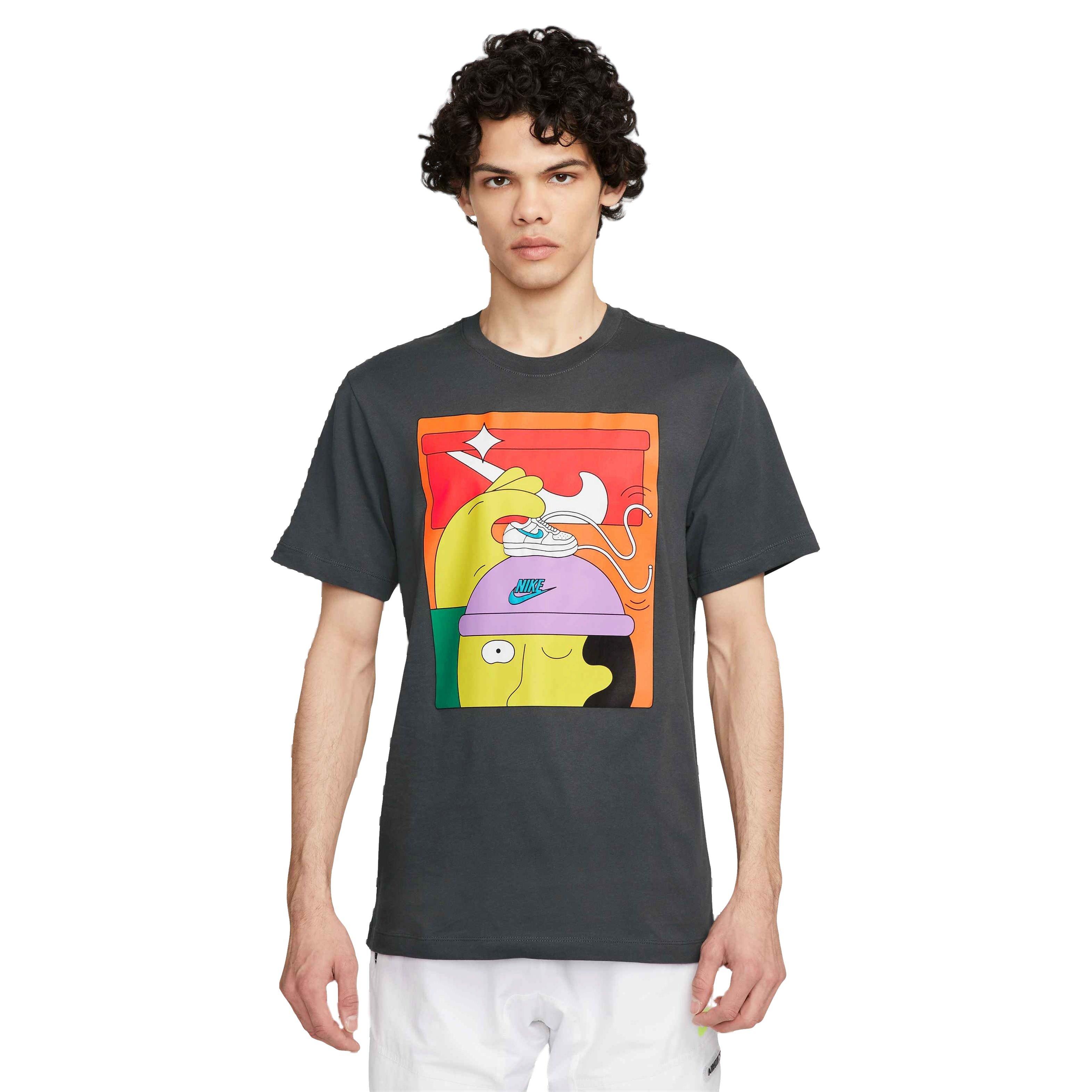 Nike Men's Sportswear Pack 4 Tee-Black - BLACK Thumbnail View 1