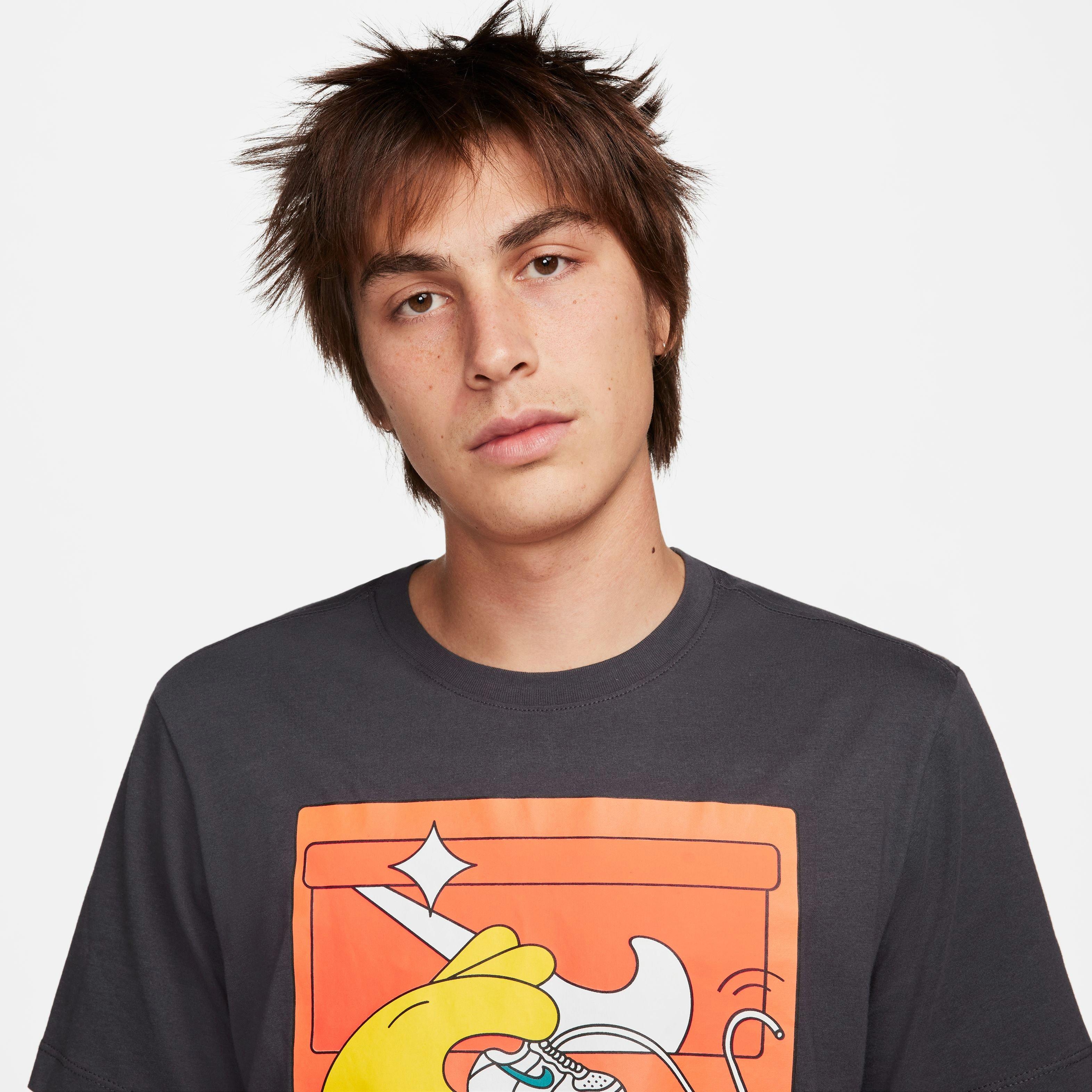 Nike Men's Sportswear Pack 4 Tee-Black - BLACK Thumbnail View 6