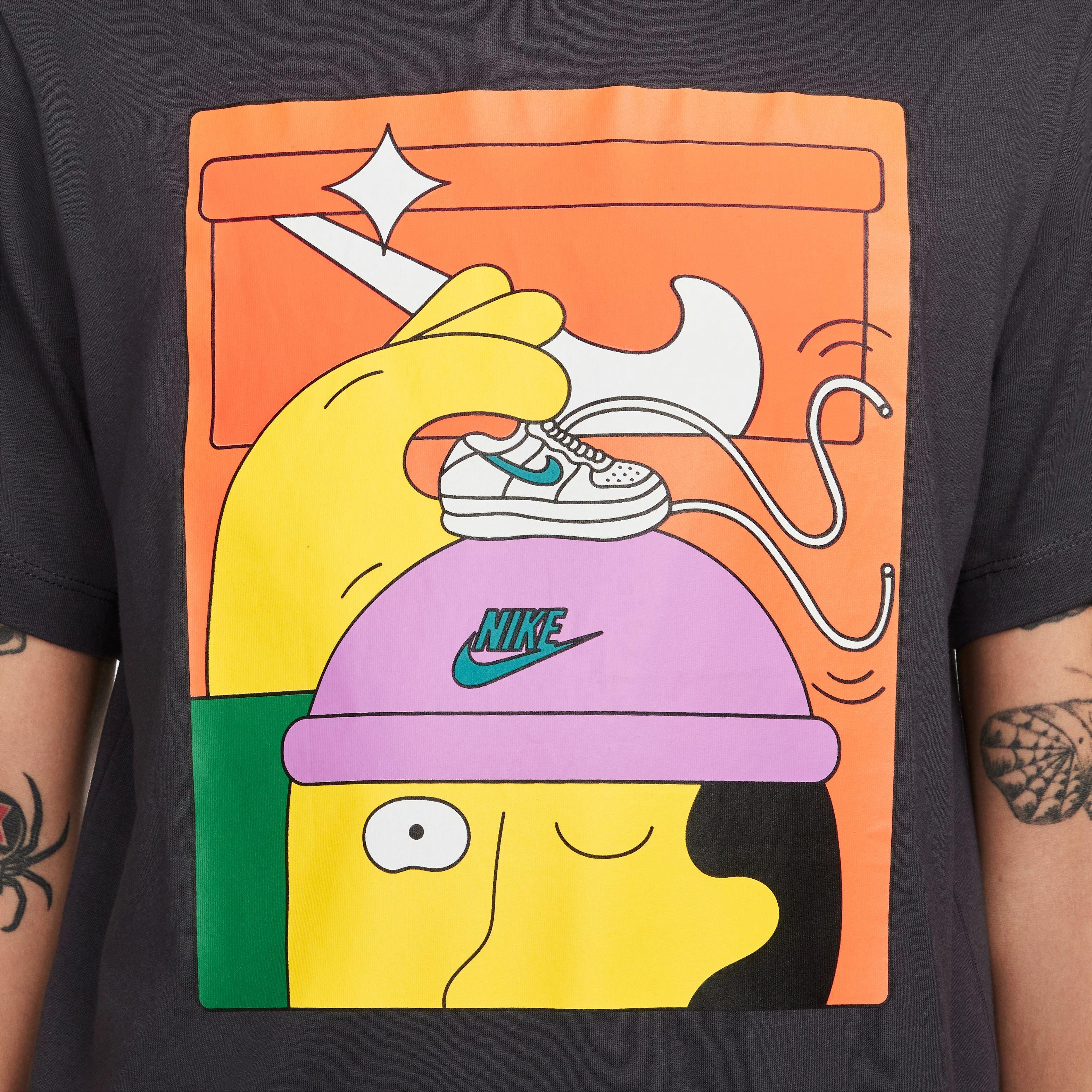 Nike Men's Sportswear Pack 4 Tee-Black - BLACK Thumbnail View 5