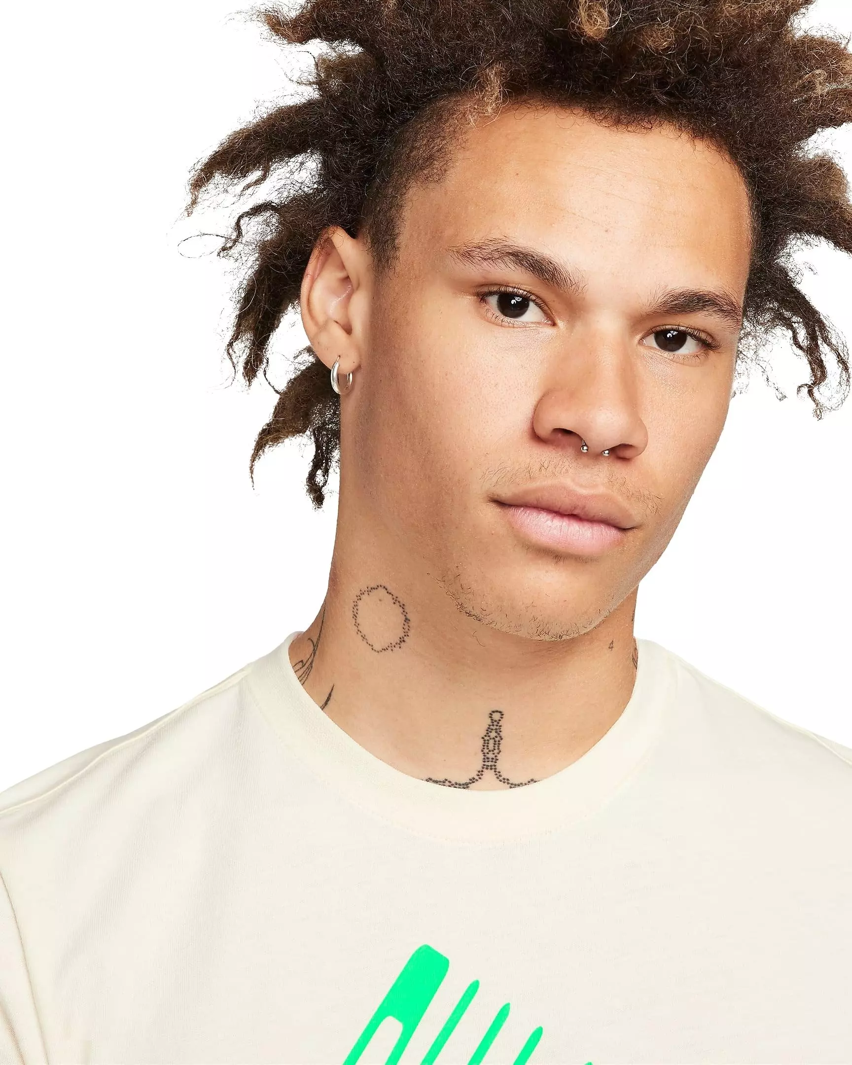 Nike Men's JDI Swoosh Tee-White - WHITE