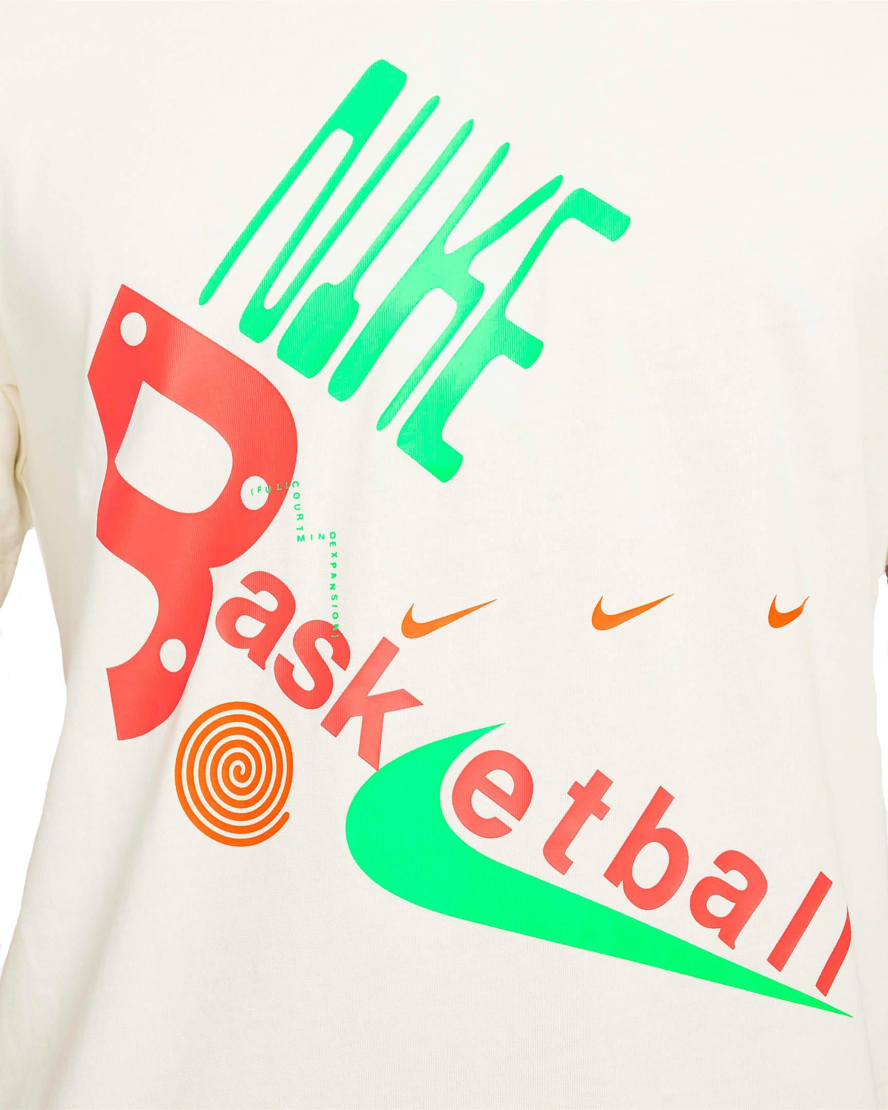Nike Men's JDI Swoosh Tee-White - WHITE Thumbnail View 4