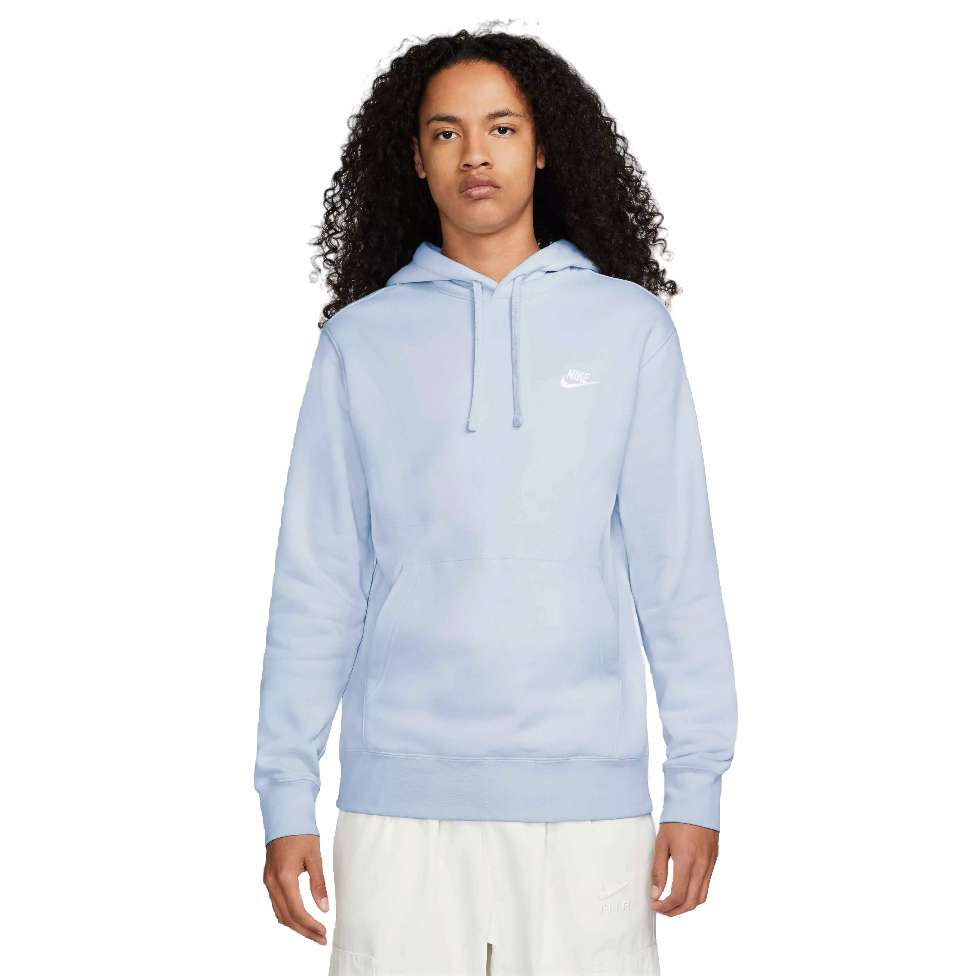 Nike Men's Sportswear Club Fleece Pullover Hoodie - Blue - BLUE