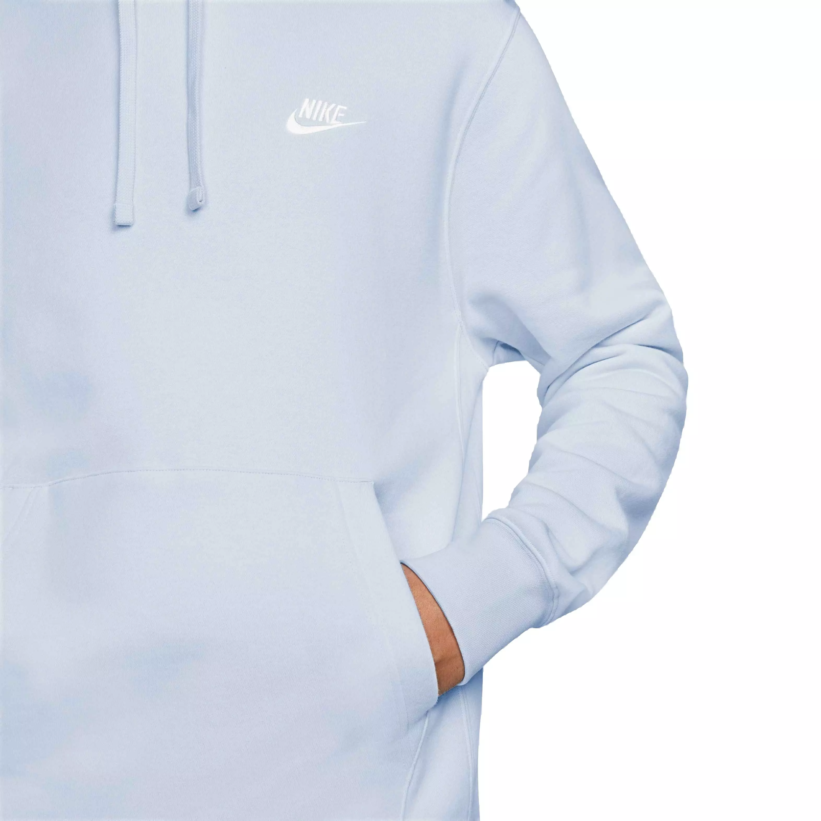 Nike Men's Sportswear Club Fleece Pullover Hoodie - Blue - BLUE