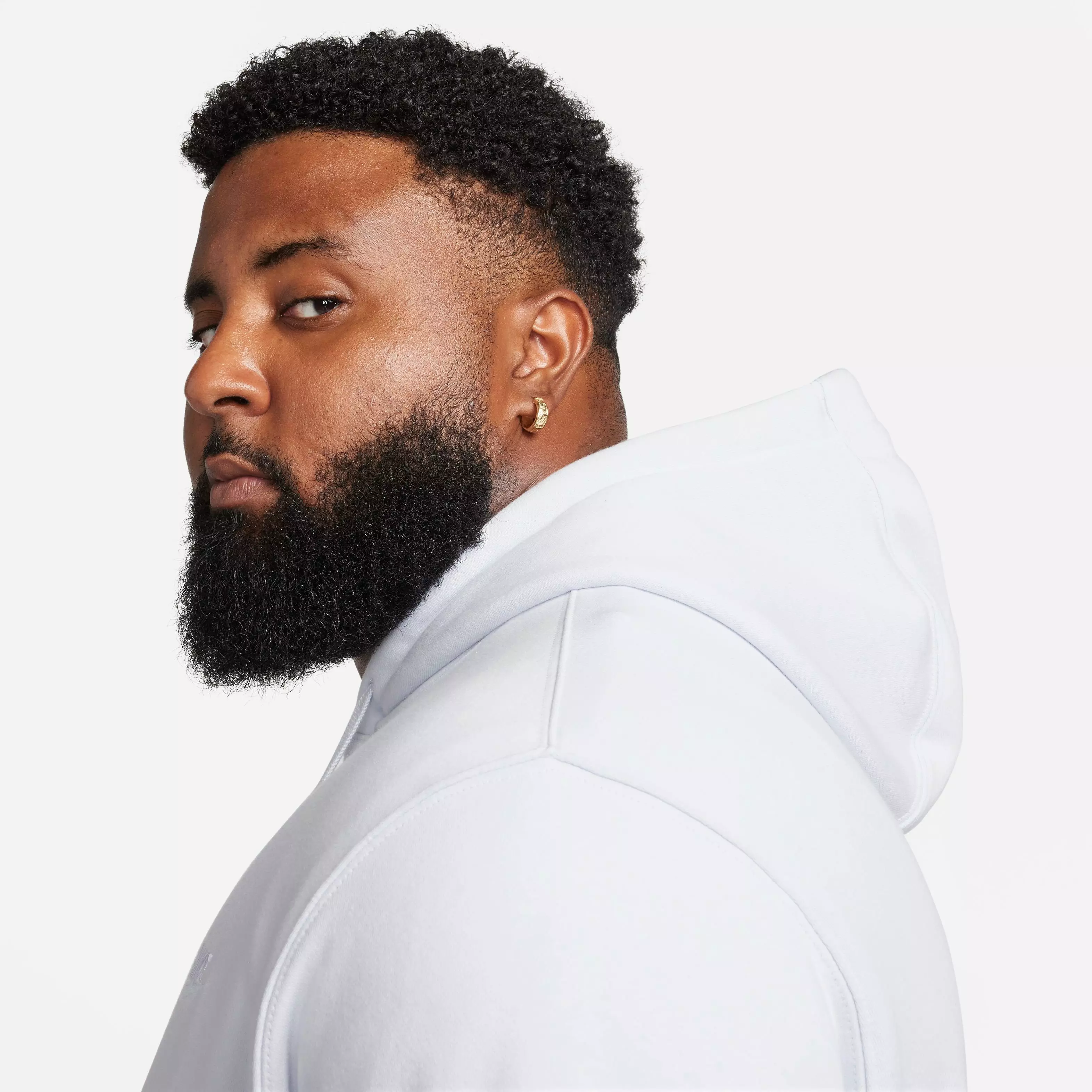 Nike Men's Sportswear Club Fleece Pullover Hoodie-Blue - BLUE