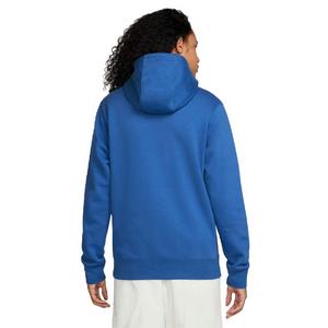 Nike Men's Sportswear Club Fleece Pullover Hoodie-Blue