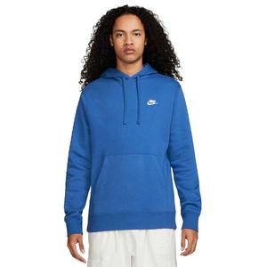 Nike Men's Sportswear Club Fleece Pullover Hoodie-Blue