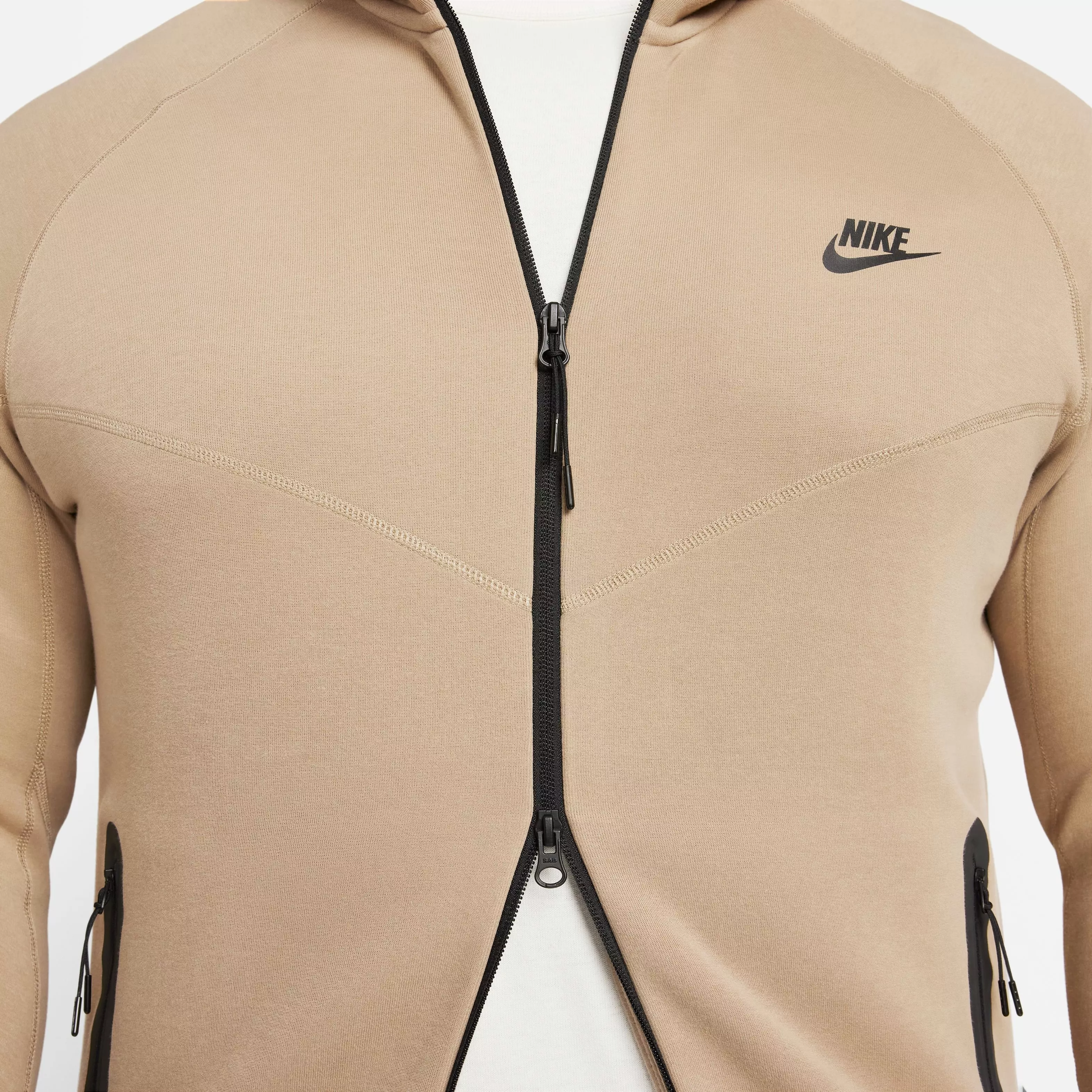 Nike Men's Sportswear Tech Fleece Full-Zip Windrunner Jacket-Khaki - KHAKI